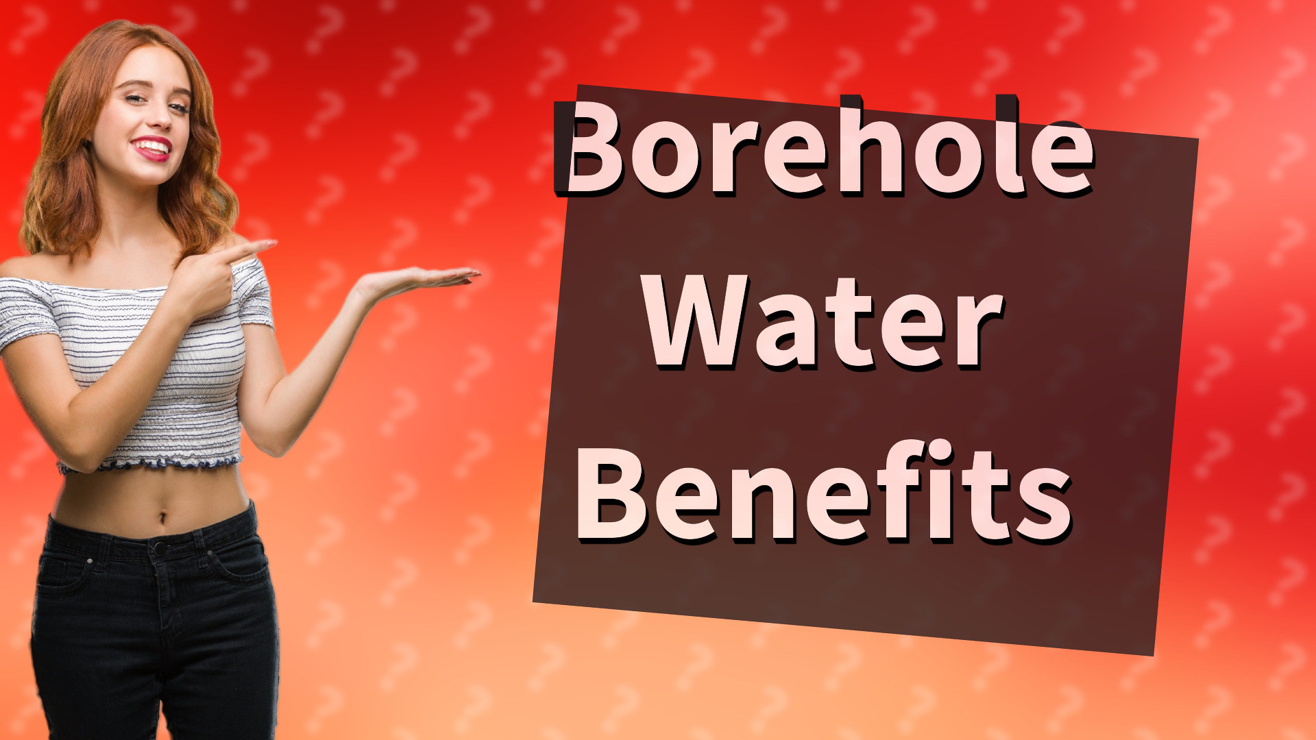 Borehole Water Benefits
