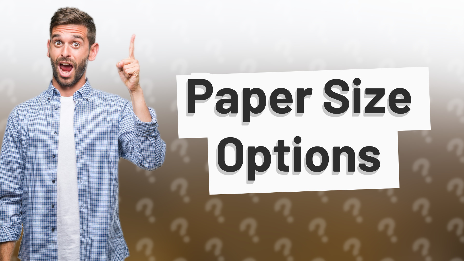 Paper Size Options