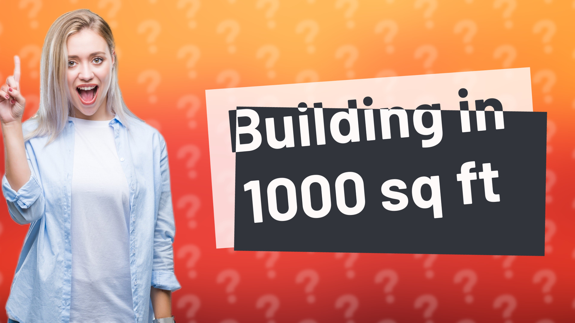 Building in 1000 sq ft