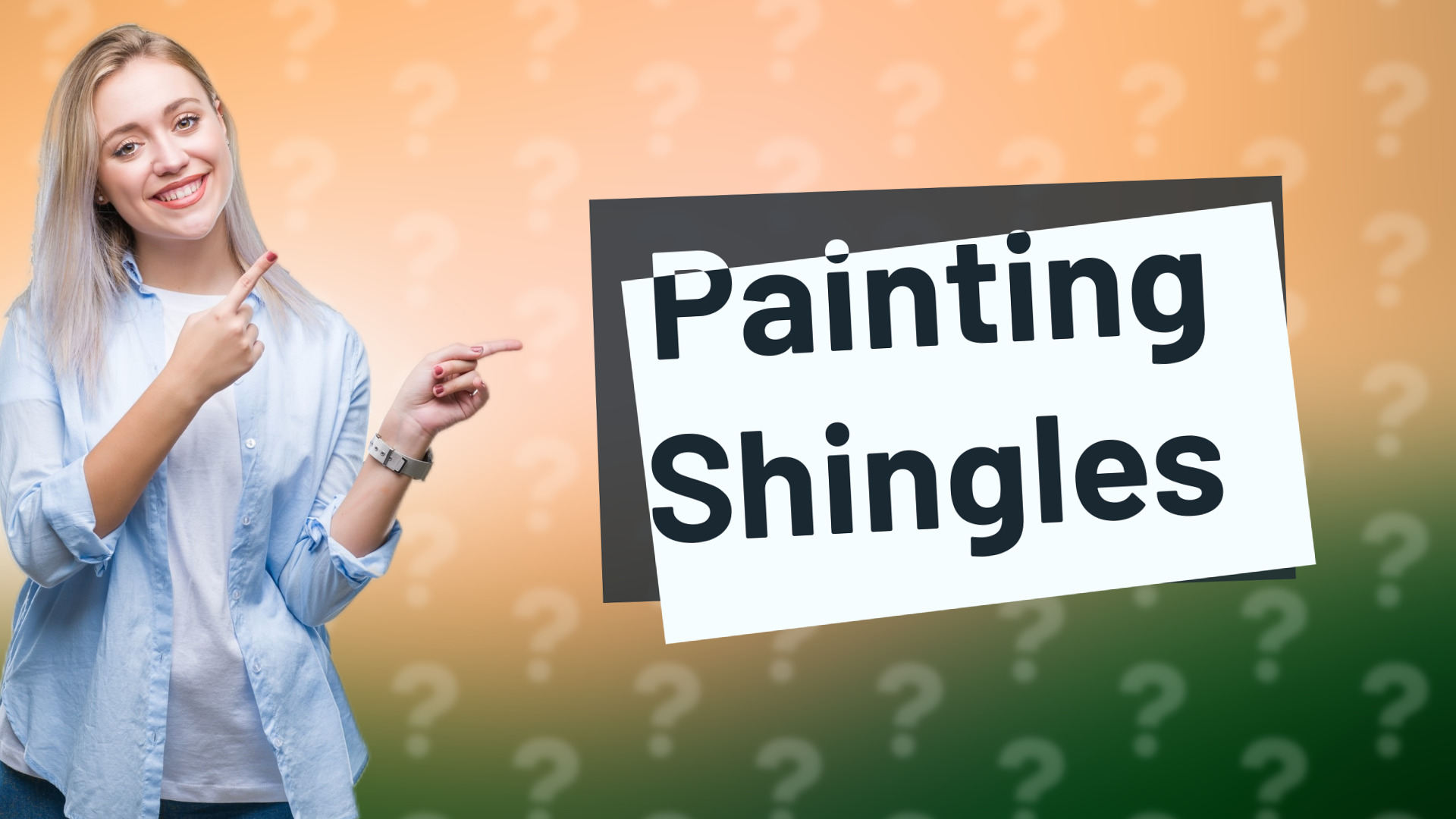 Painting Shingles