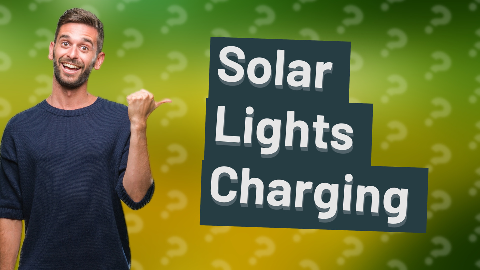 Solar Lights Charging