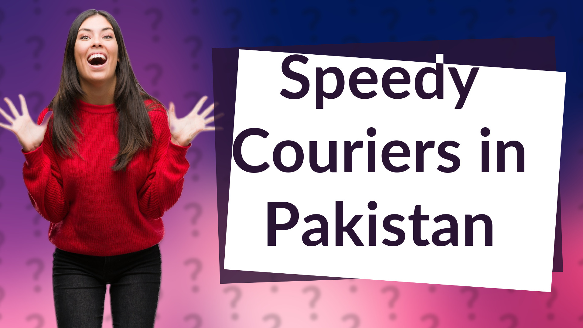 Speedy Couriers in Pakistan