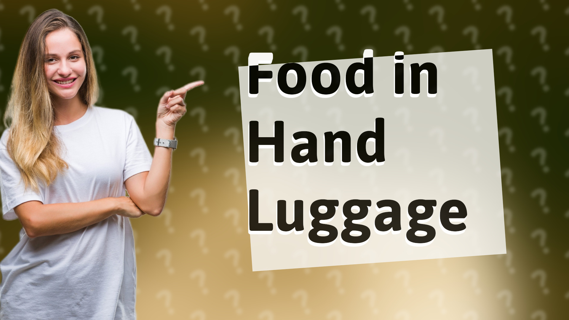 Food in Hand Luggage