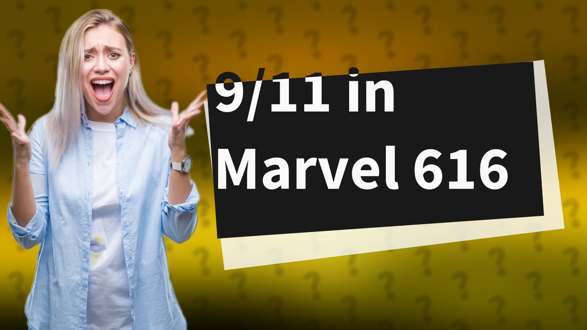 9/11 in Marvel 616