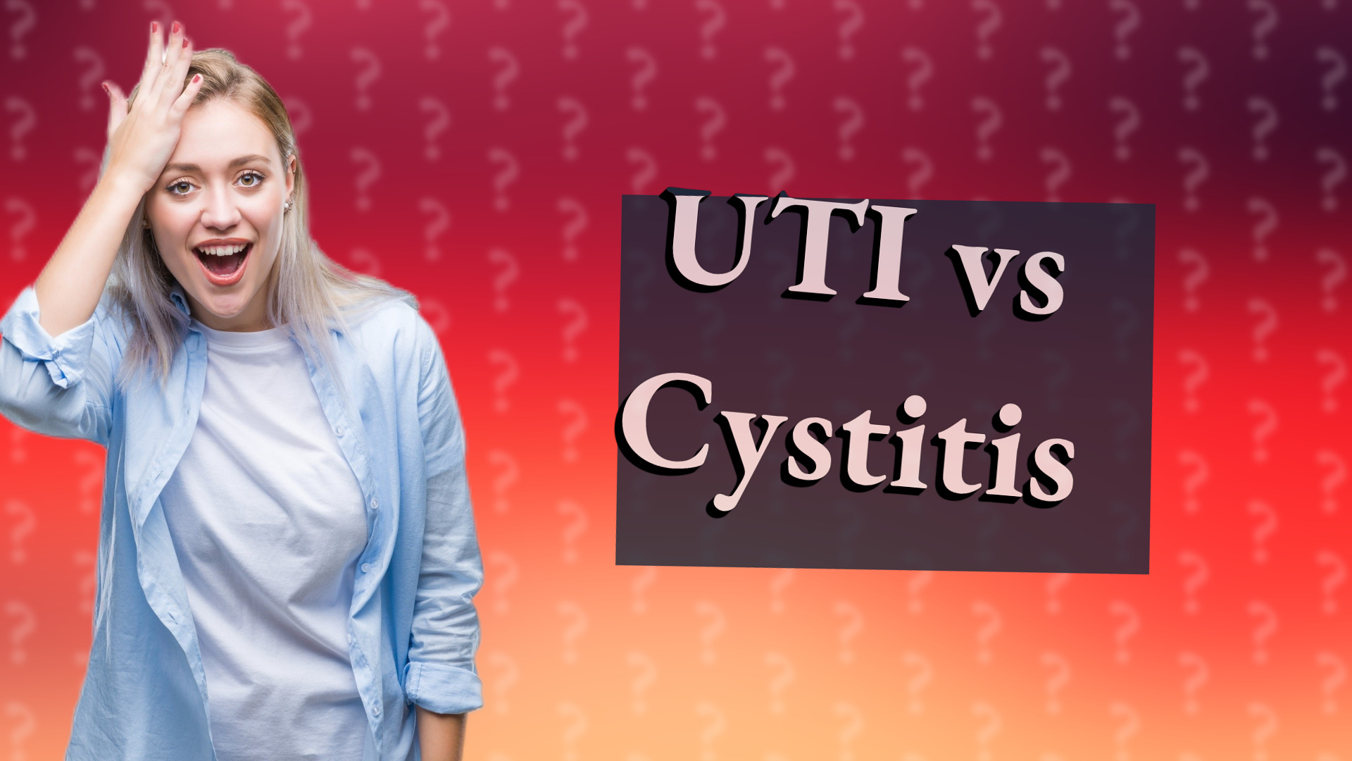 UTI vs Cystitis