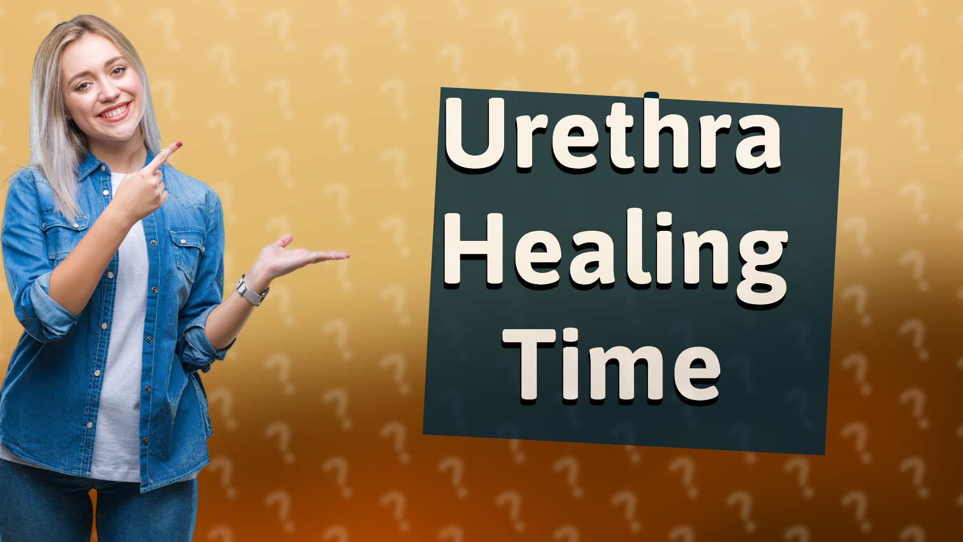 Urethra Healing Time