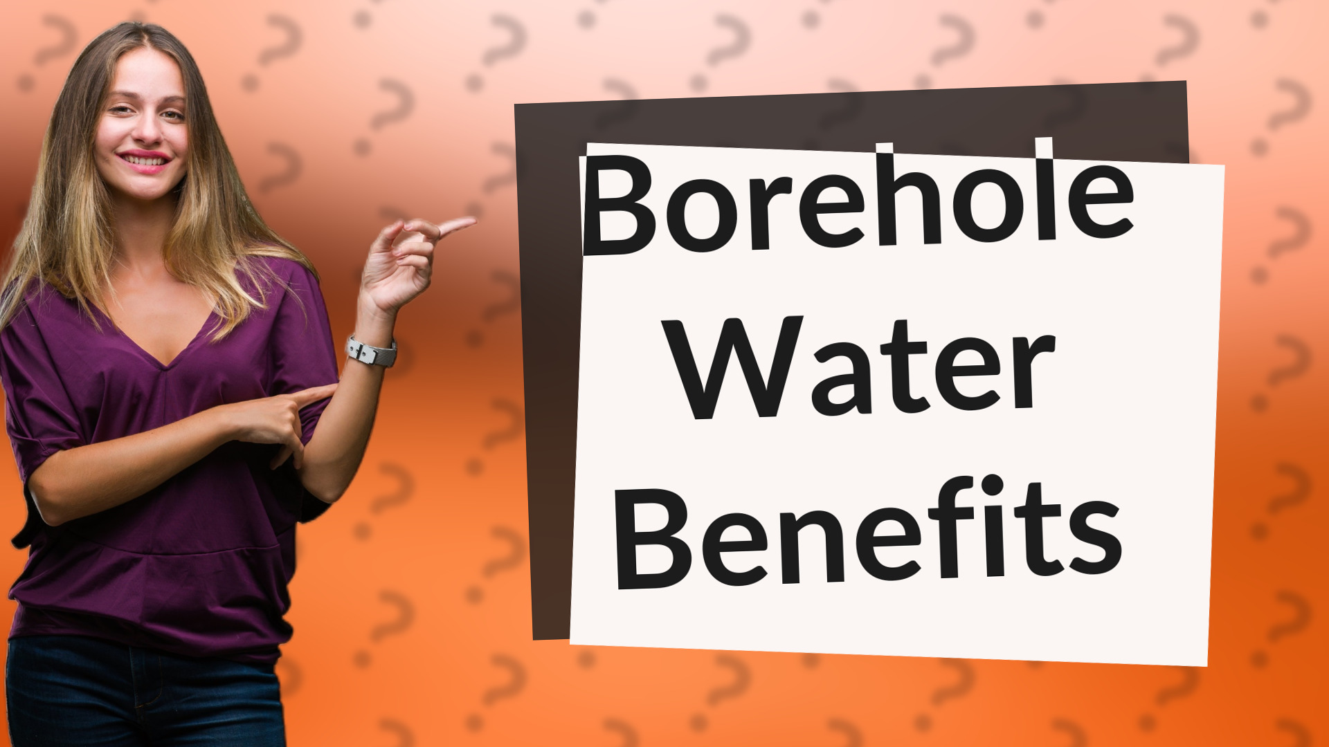 Borehole Water Benefits