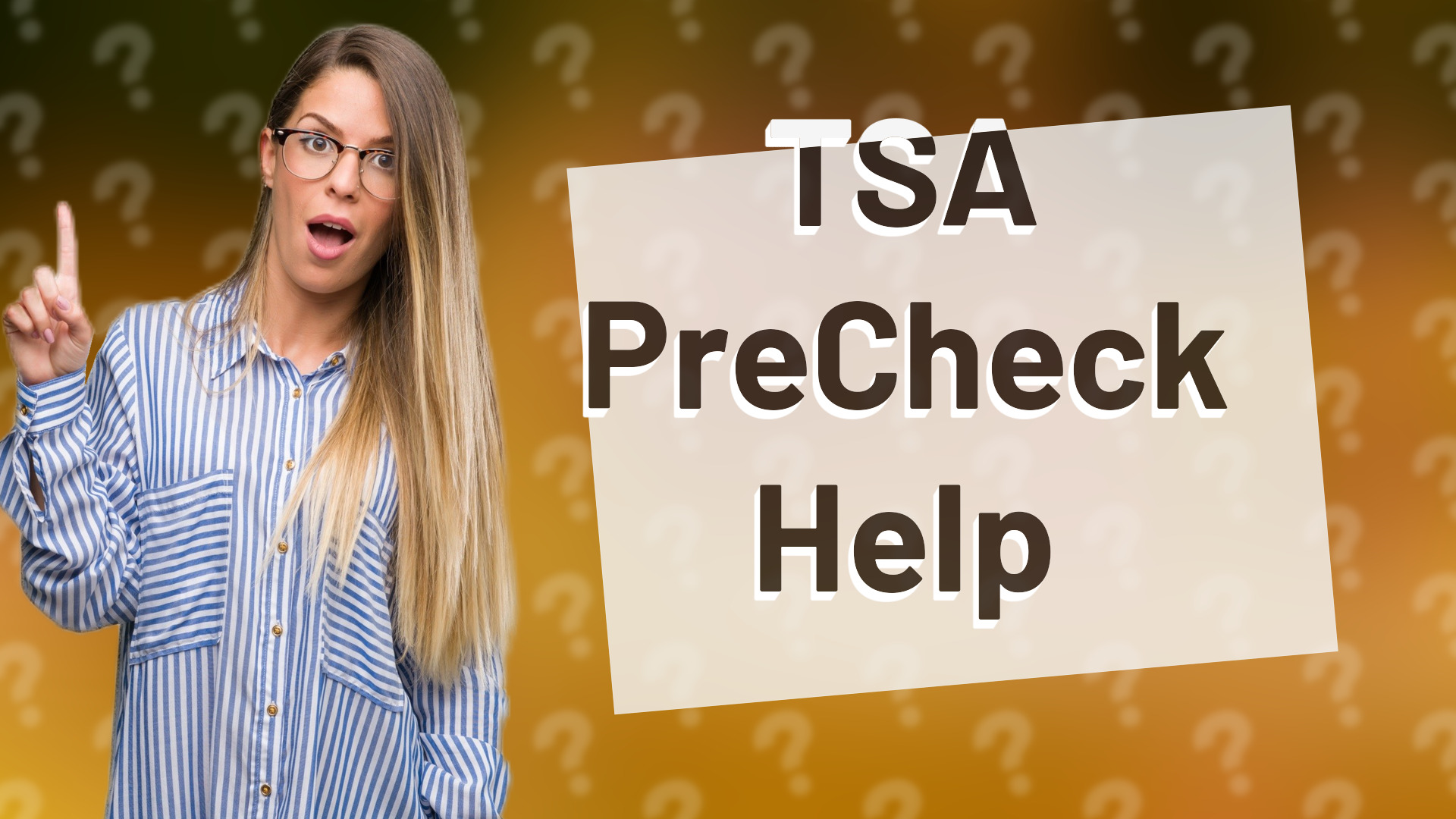 TSA PreCheck Help