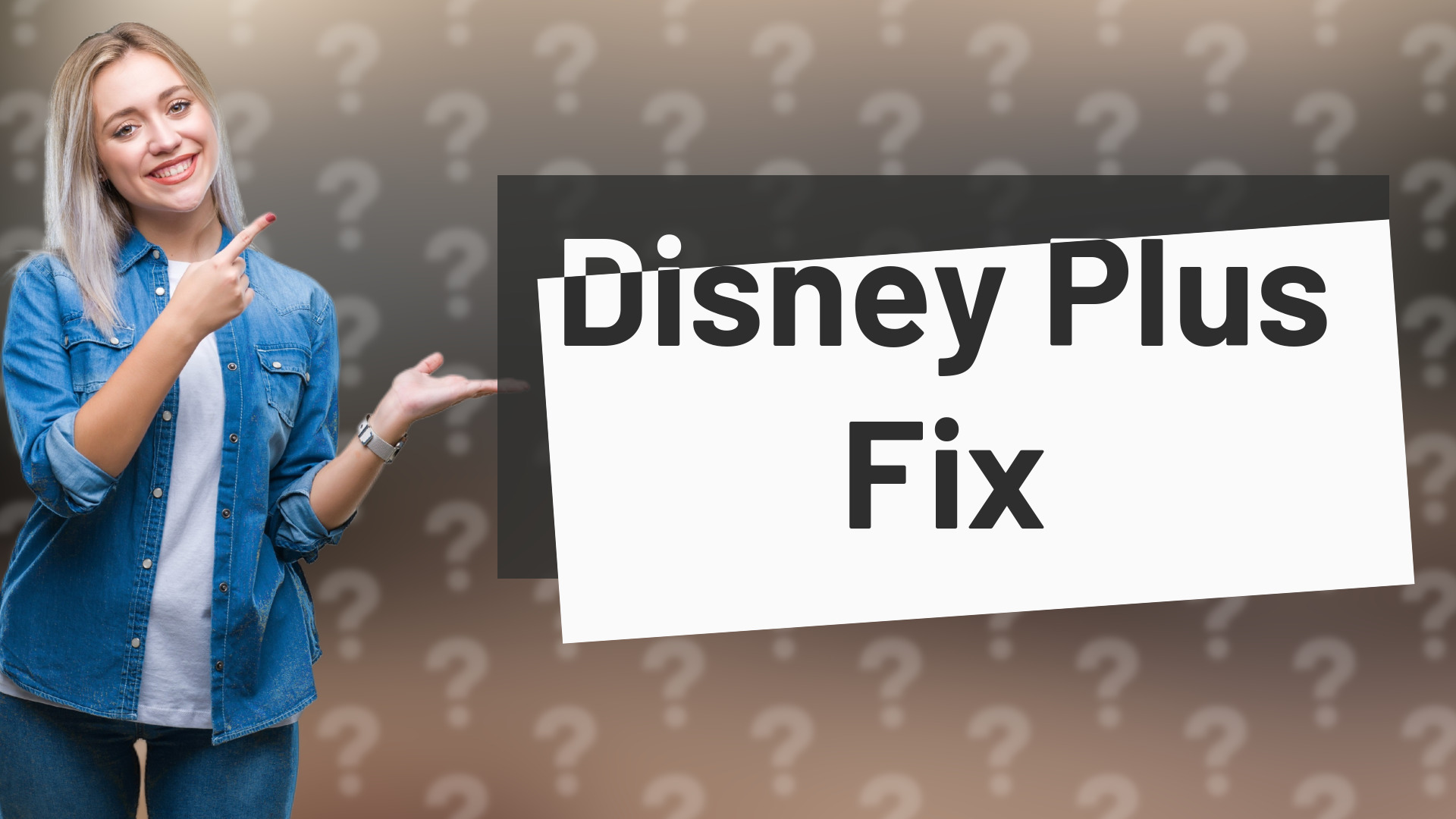 Disney Plus Fix