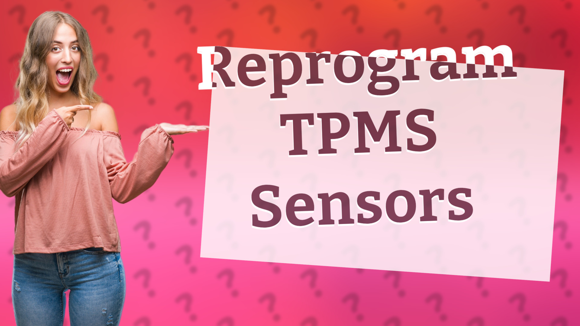 Reprogram TPMS Sensors