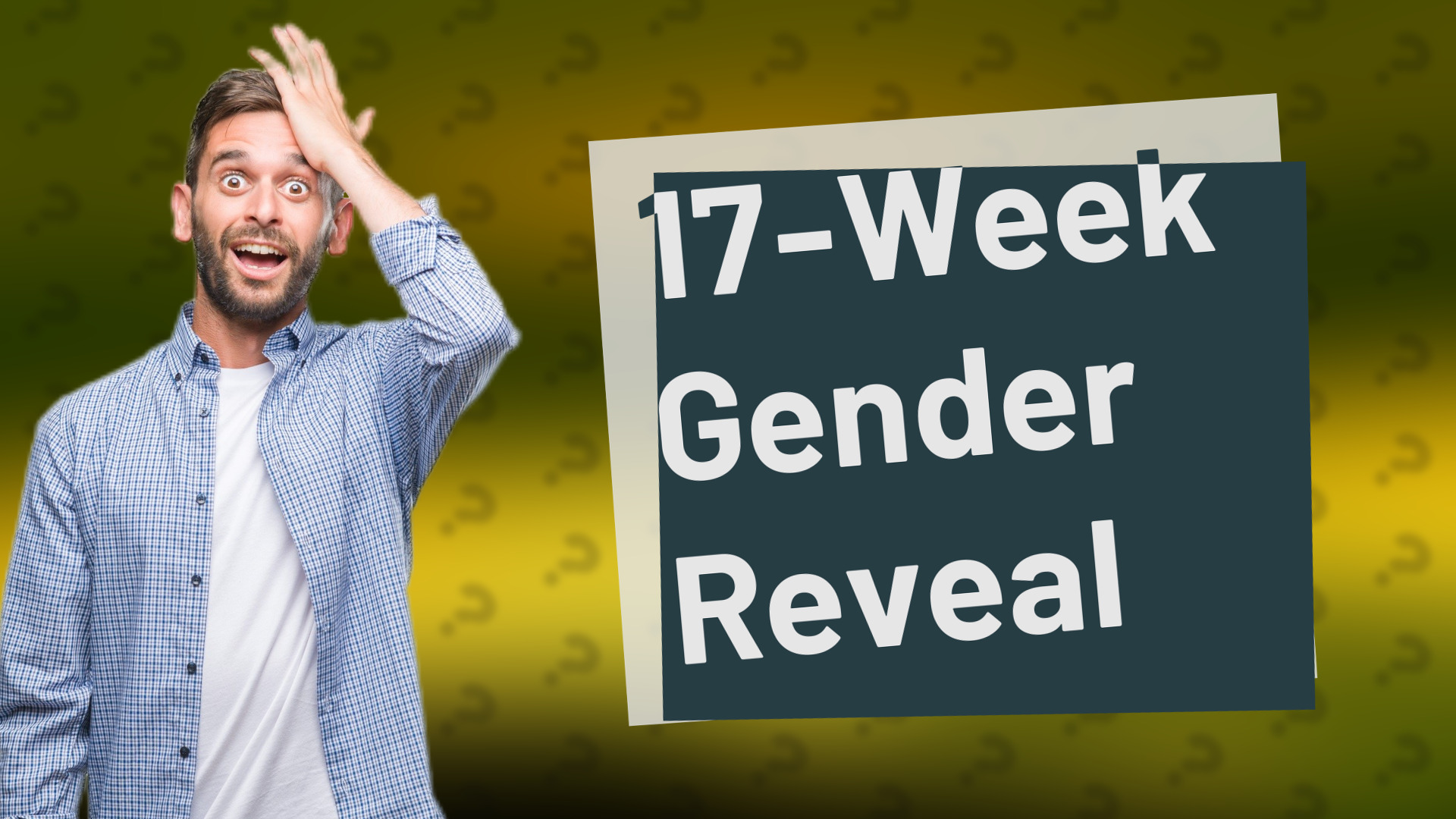 17-Week Gender Reveal