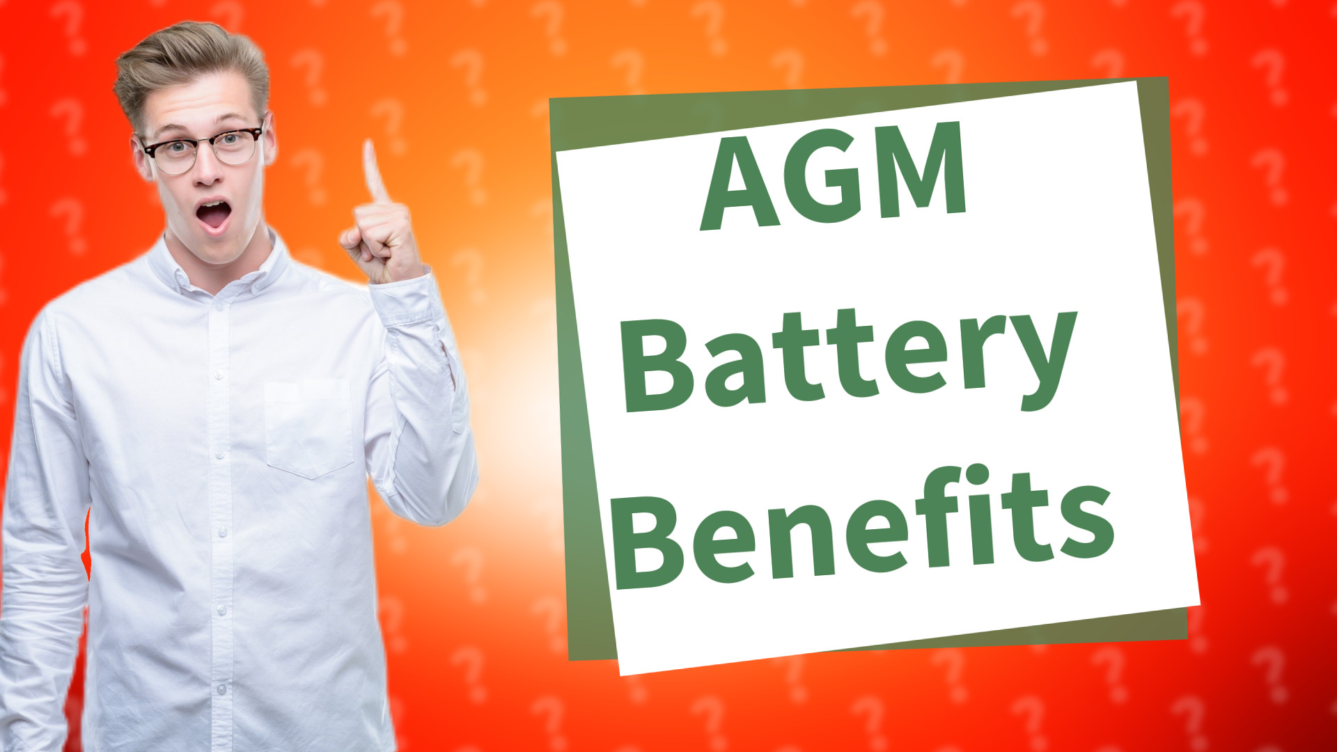 AGM Battery Benefits