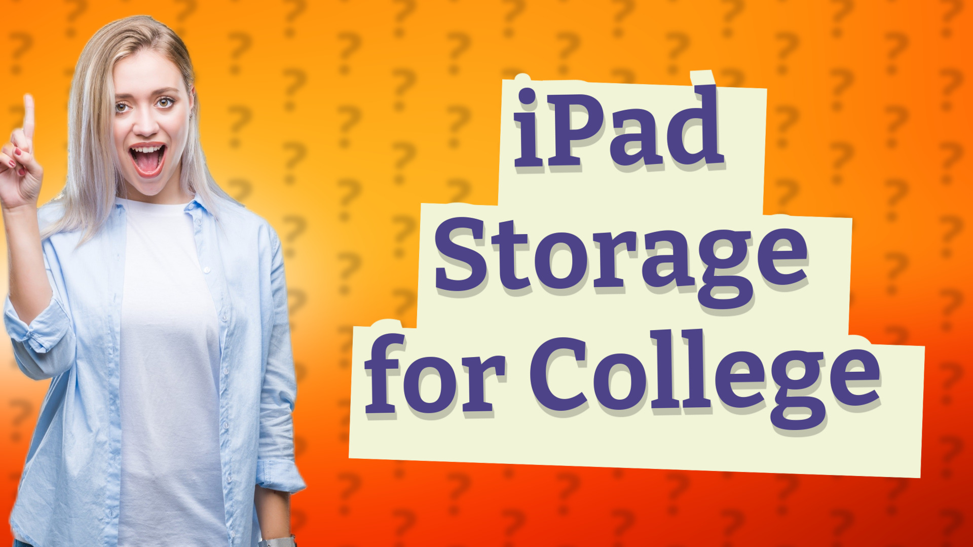 iPad Storage for College