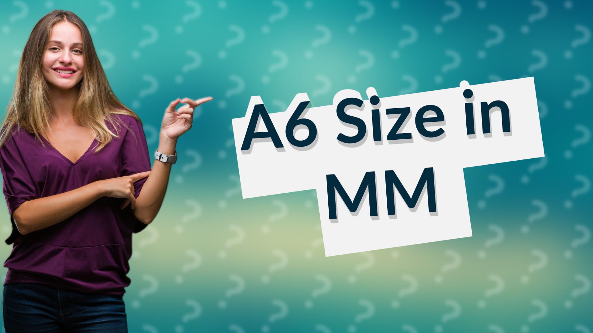 A6 Size in MM