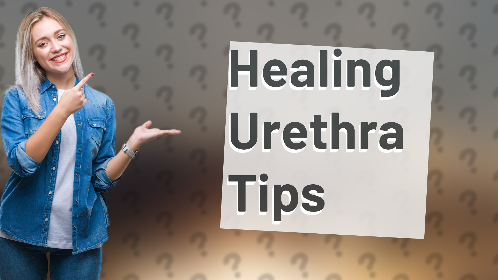 Healing Urethra Tips