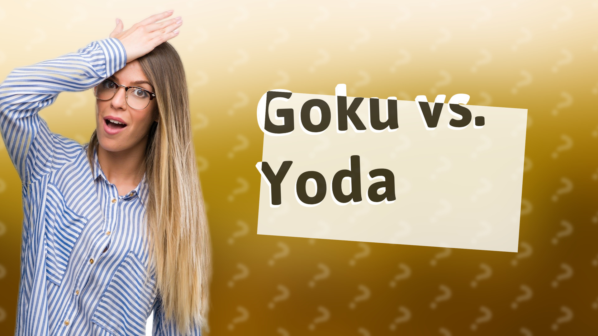 Goku vs. Yoda