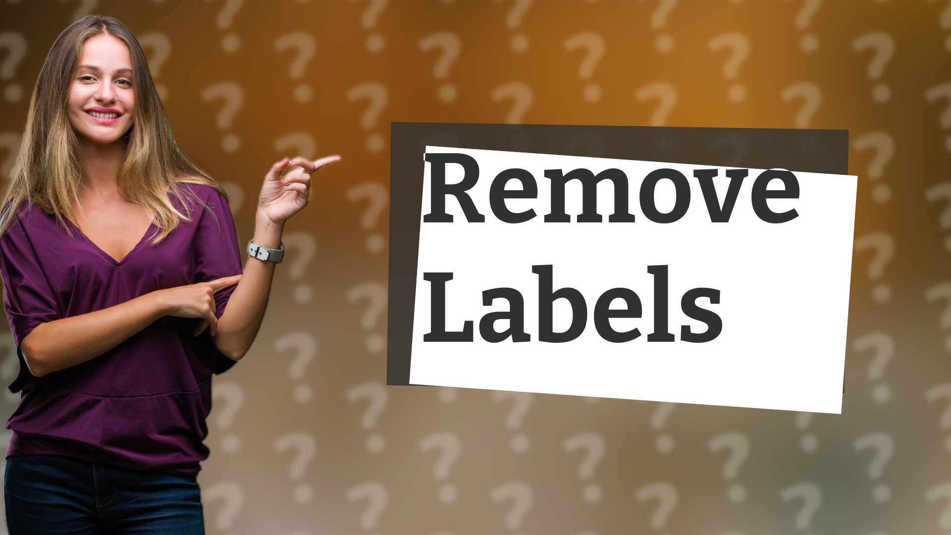 Remove Labels