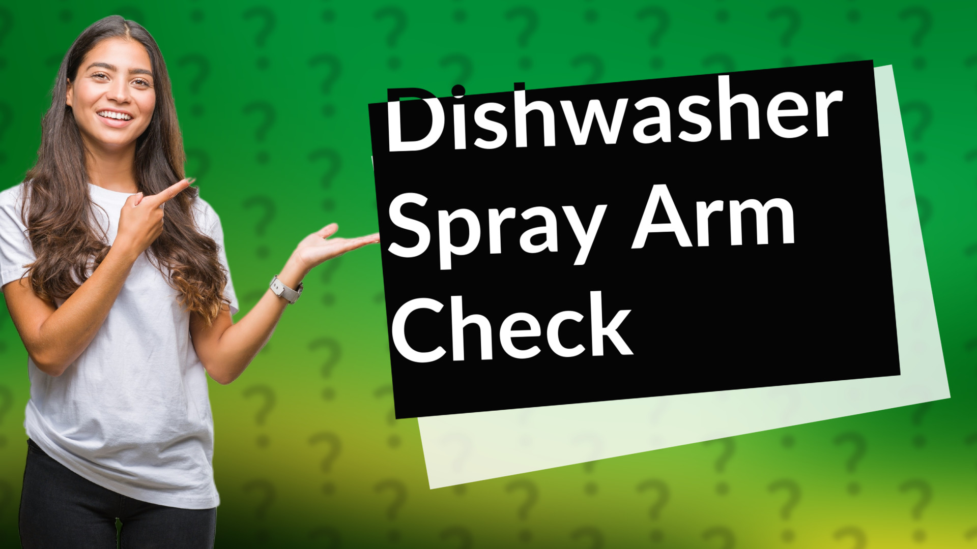 Dishwasher Spray Arm Check