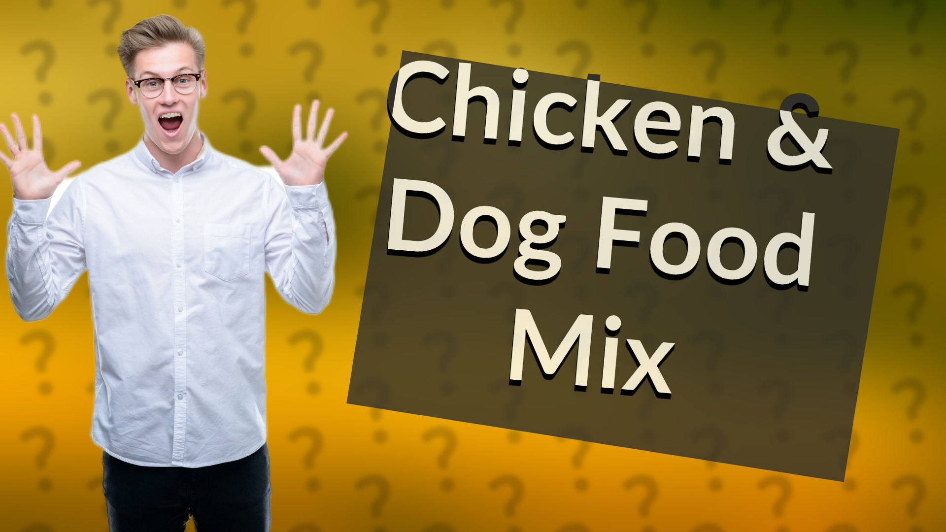 Chicken & Dog Food Mix