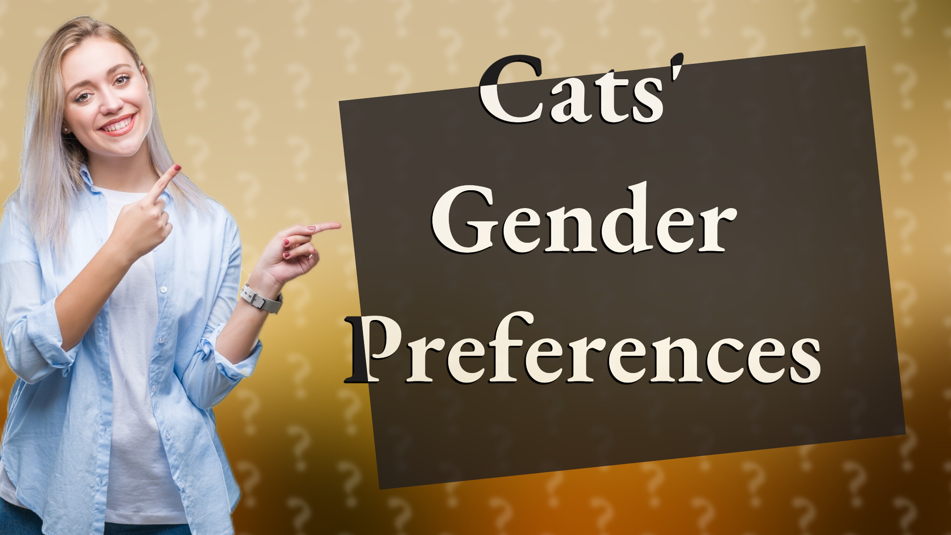Cats' Gender Preferences