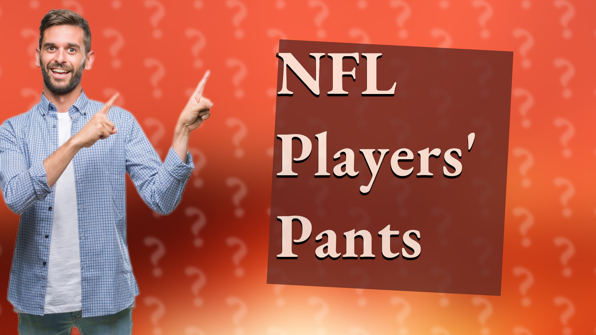 NFL Players' Pants