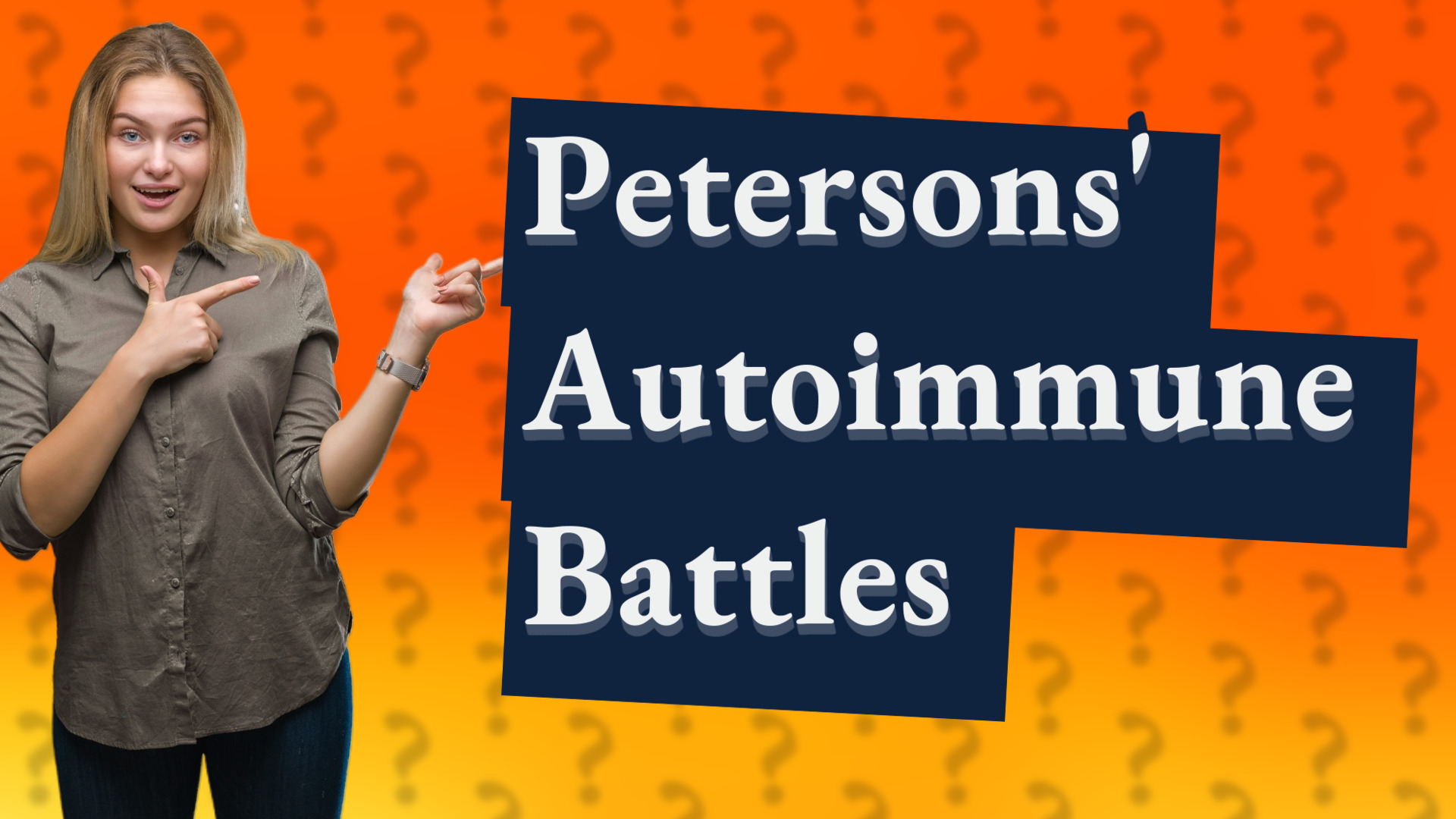 Petersons' Autoimmune Battles