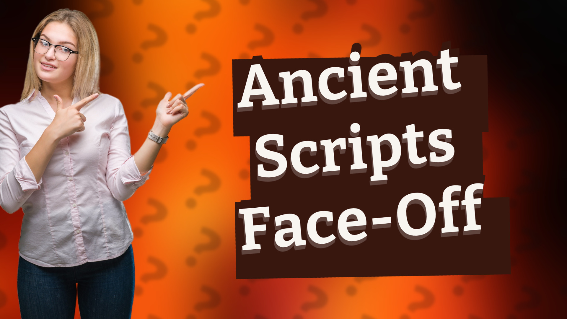 Ancient Scripts Face-Off