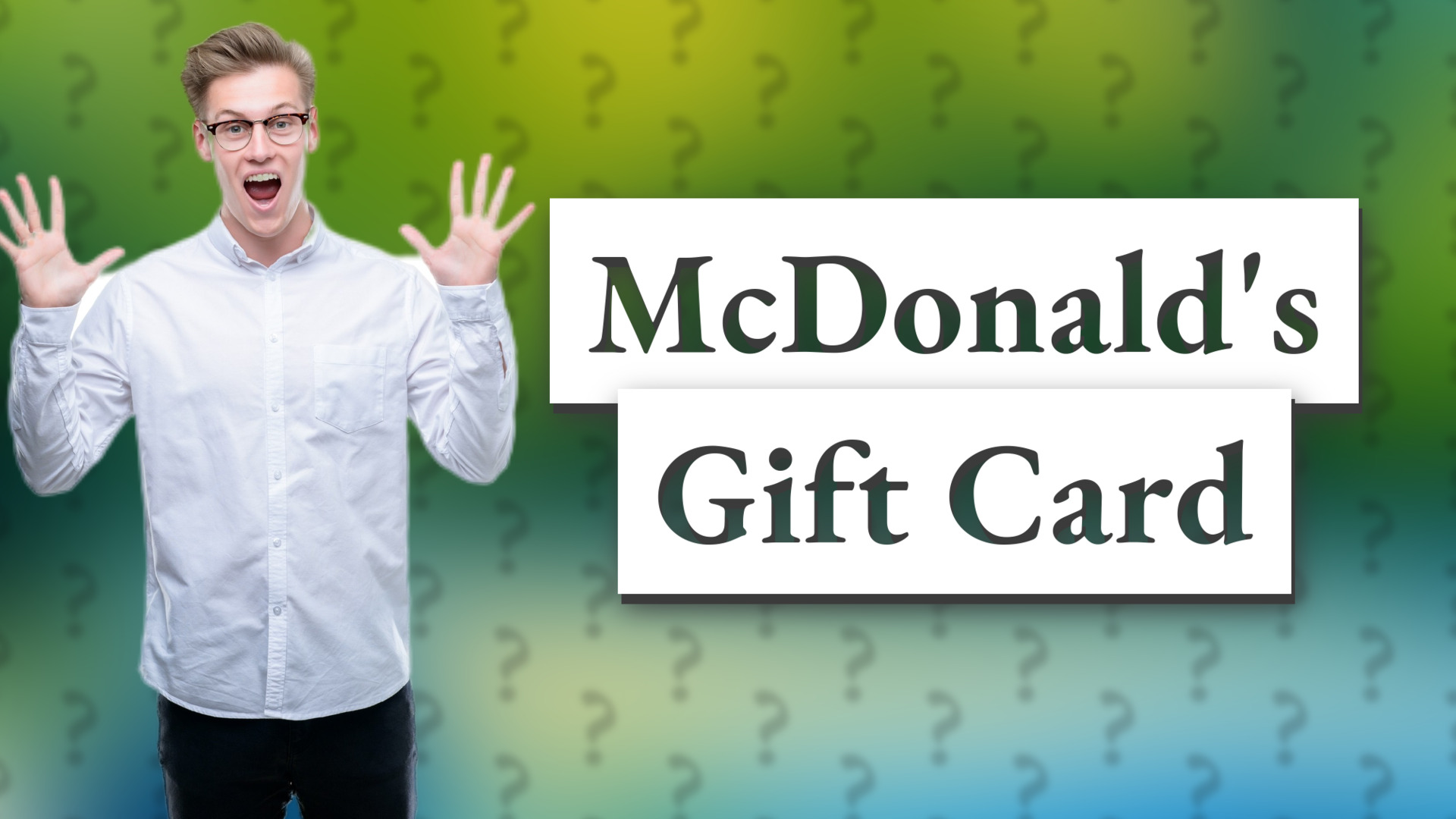 McDonald's Gift Card