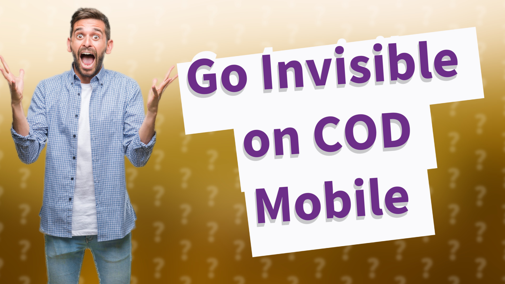 Go Invisible on COD Mobile