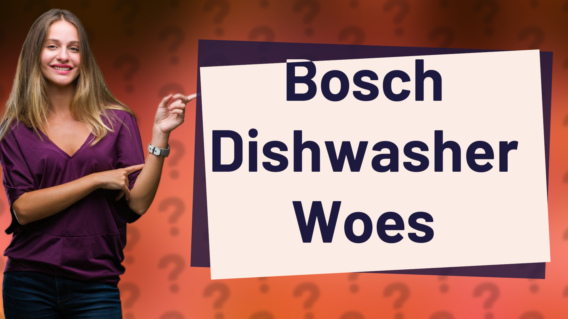 Bosch Dishwasher Woes