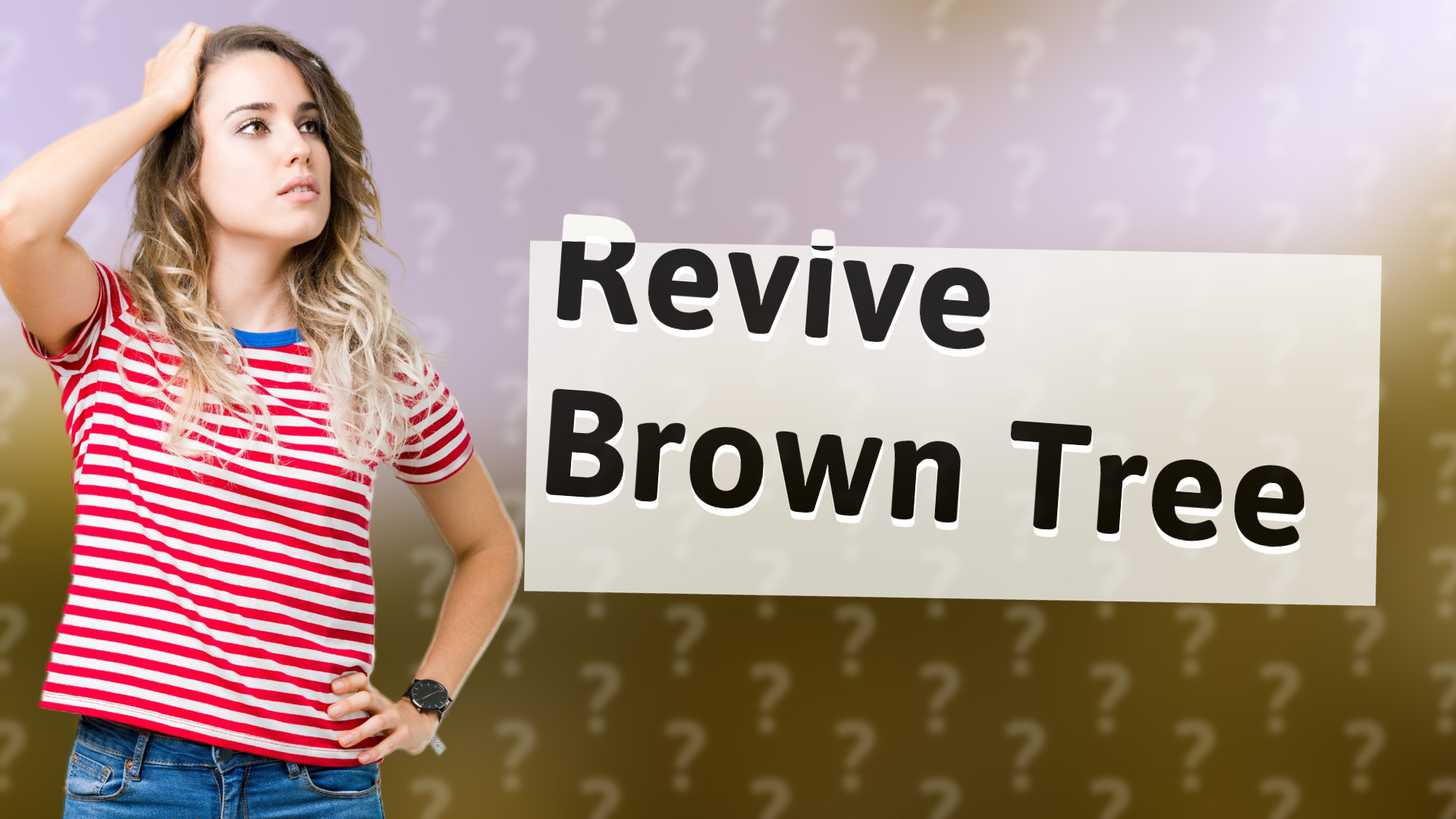 Revive Brown Tree