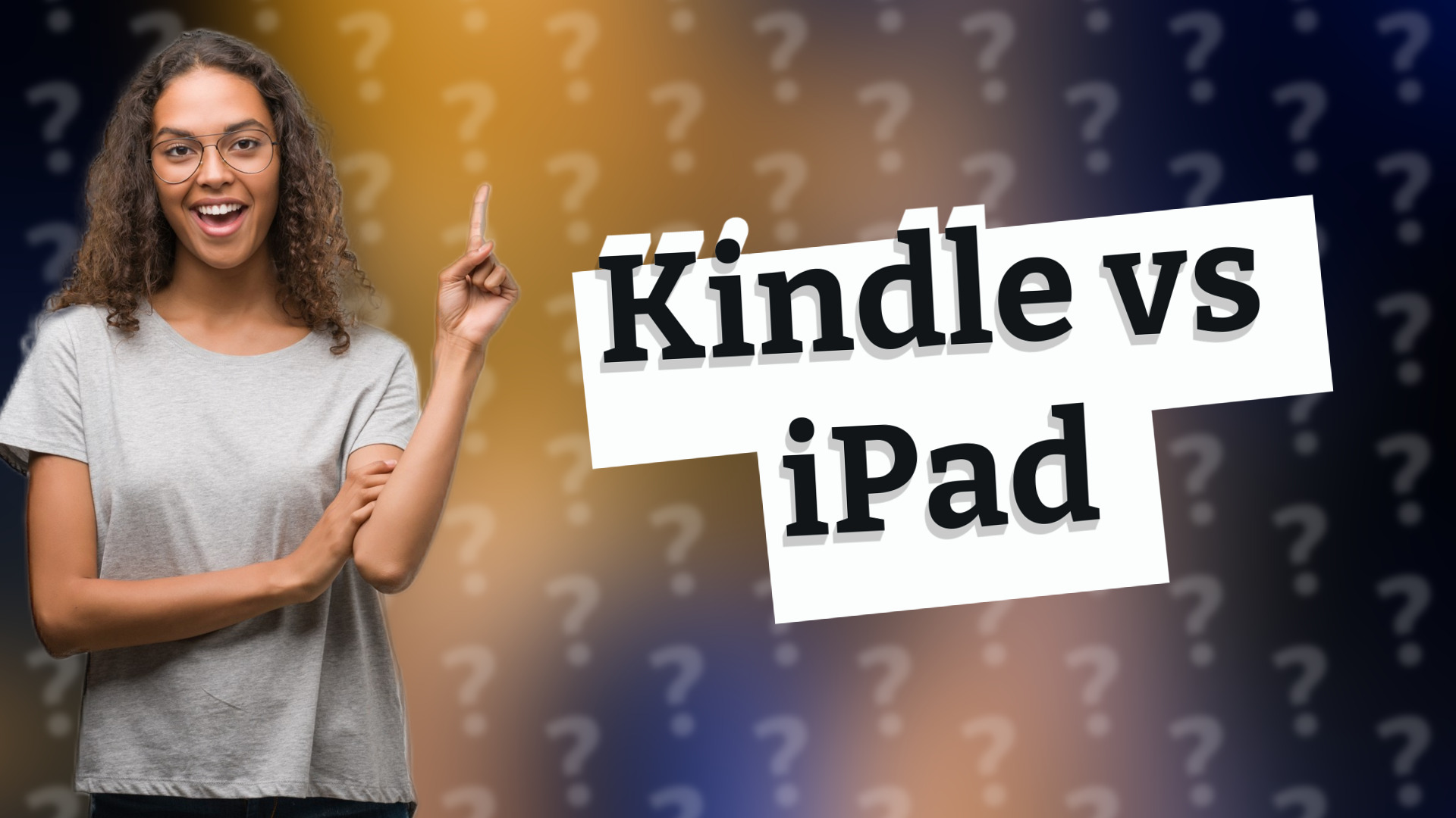 Kindle vs iPad