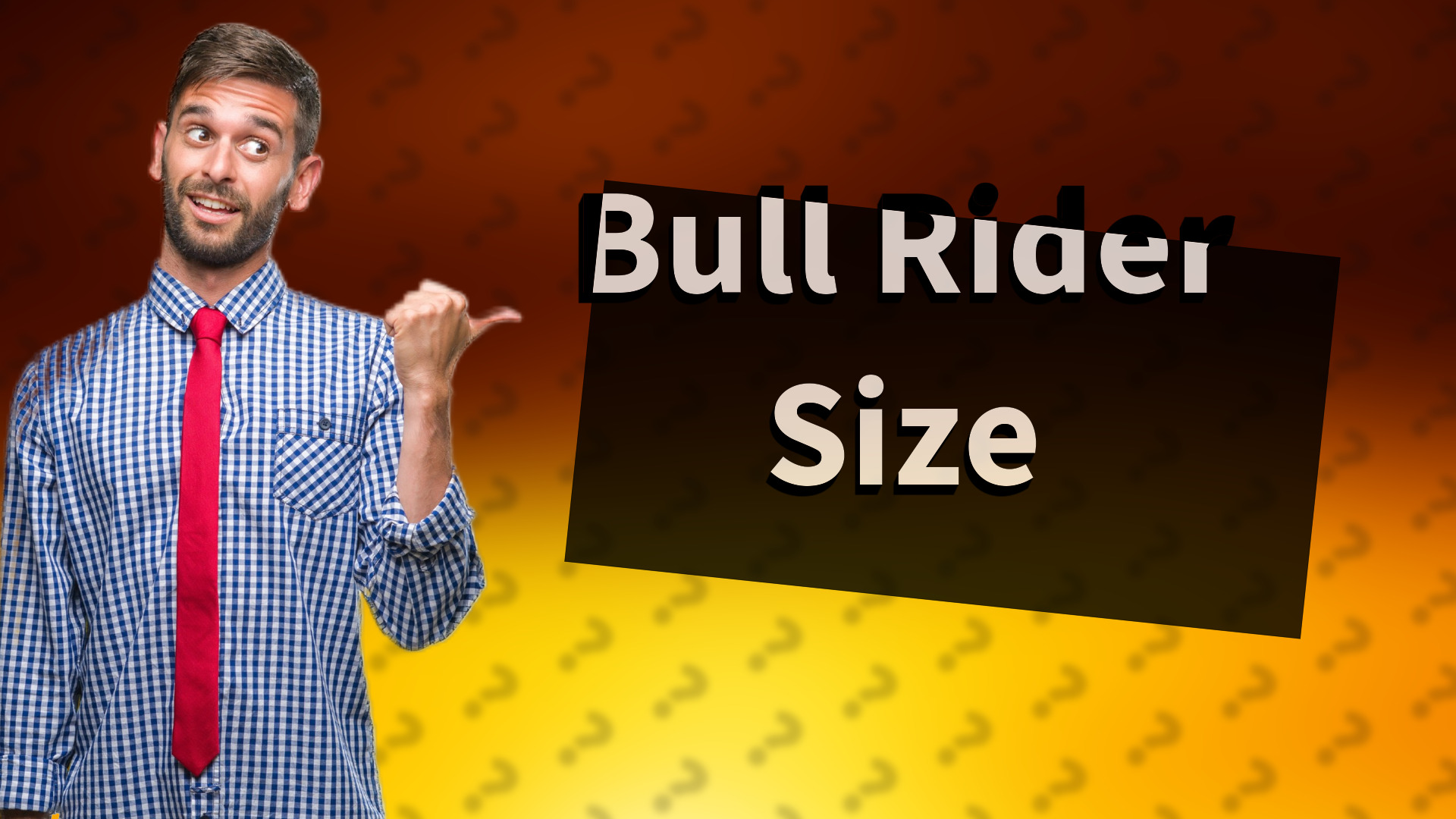 Bull Rider Size