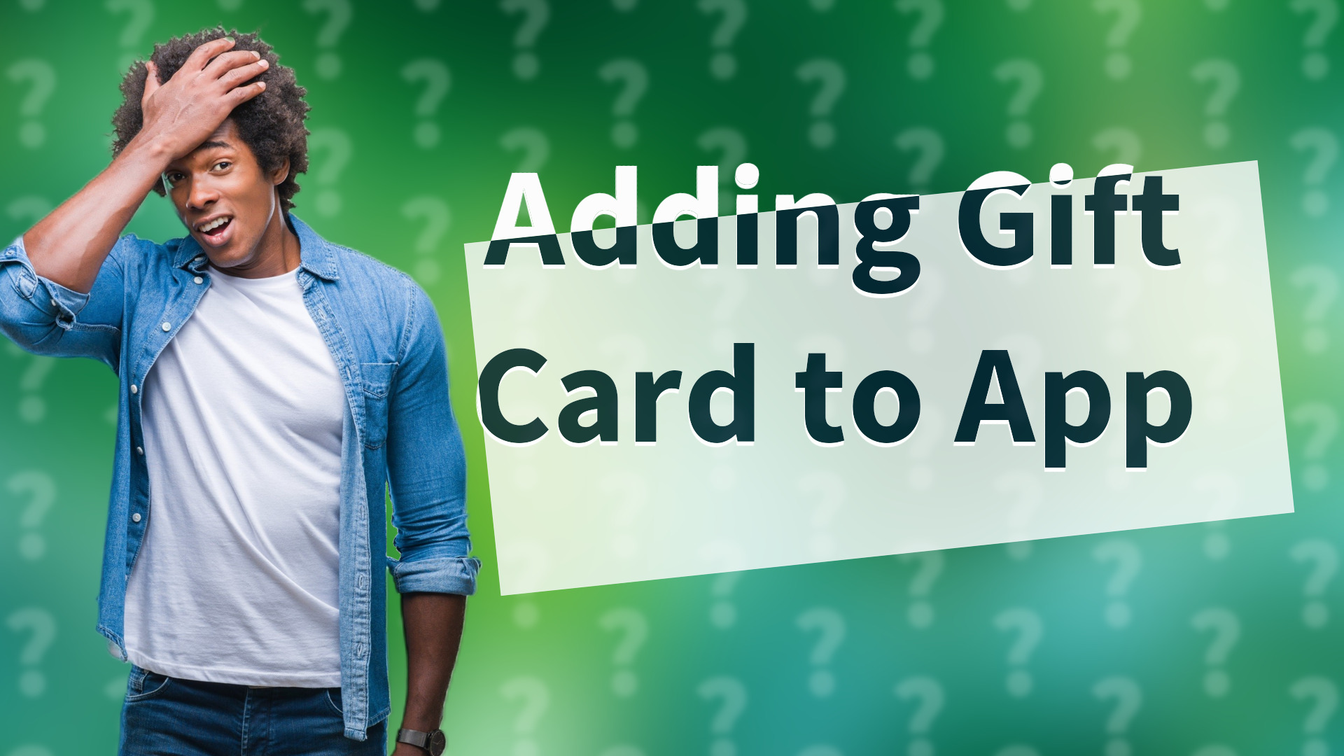 Adding Gift Card to App