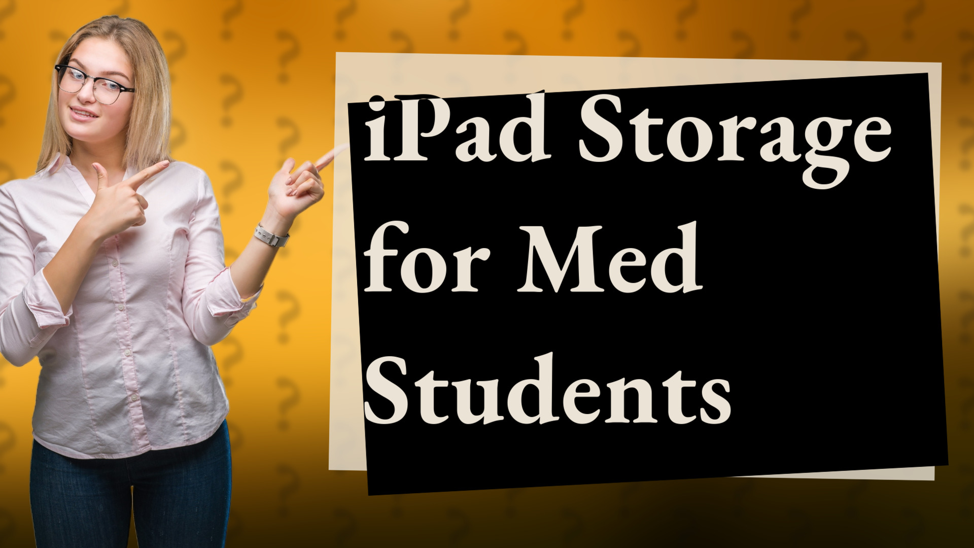 iPad Storage for Med Students