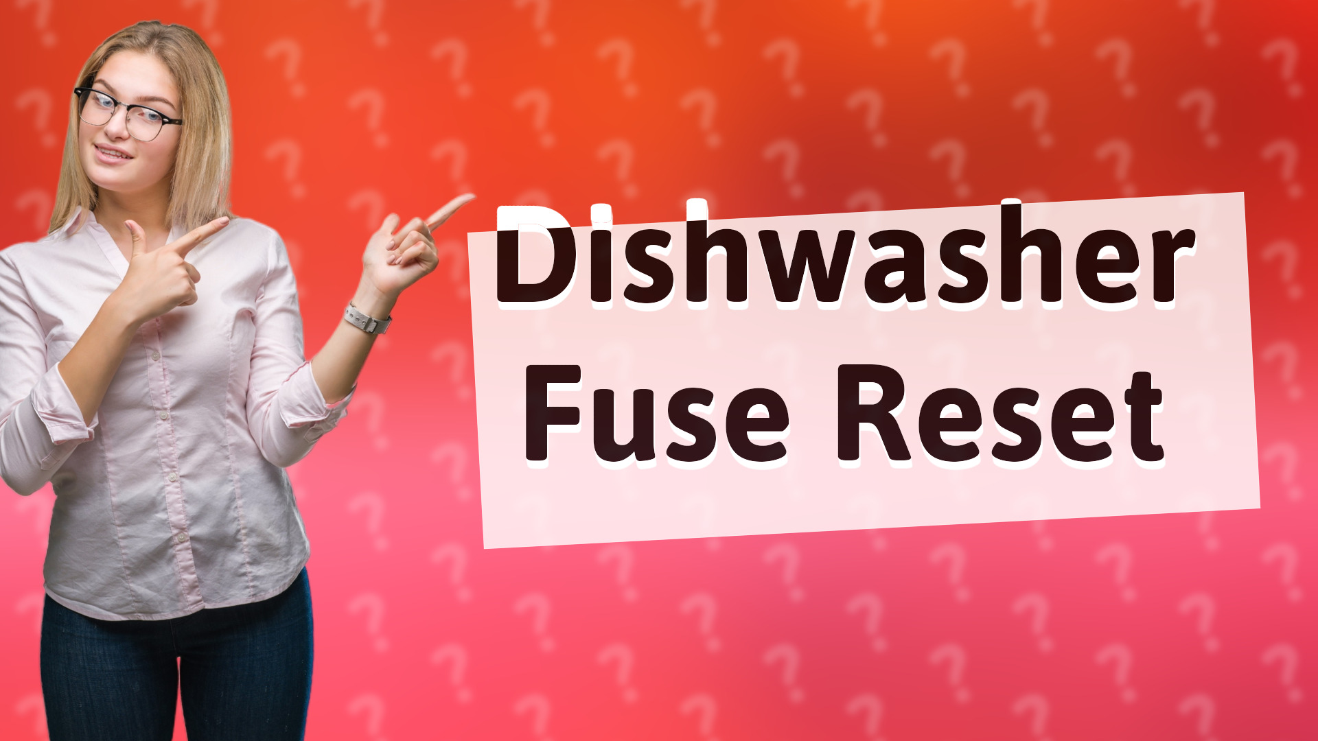 Dishwasher Fuse Reset
