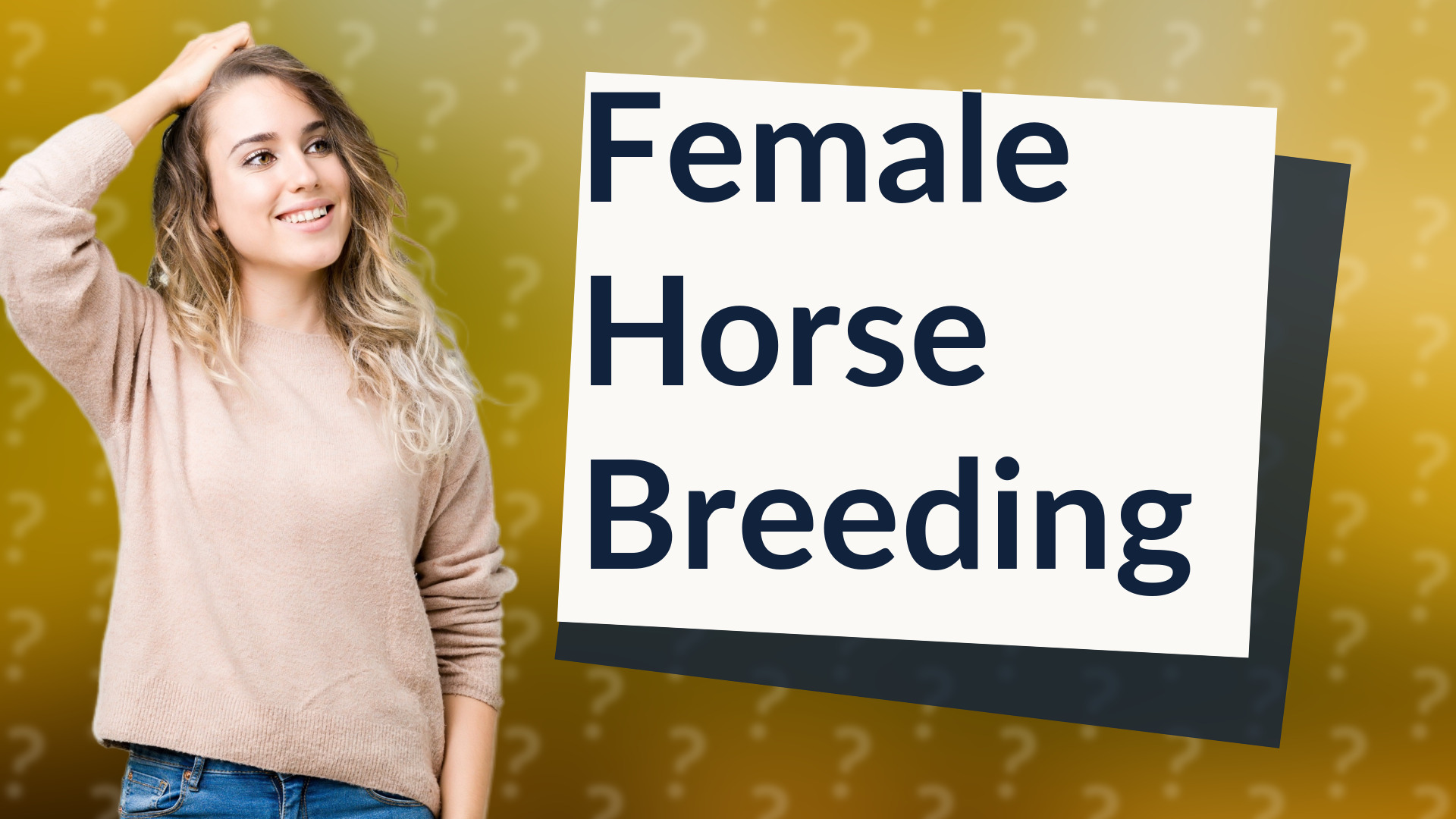Female Horse Breeding