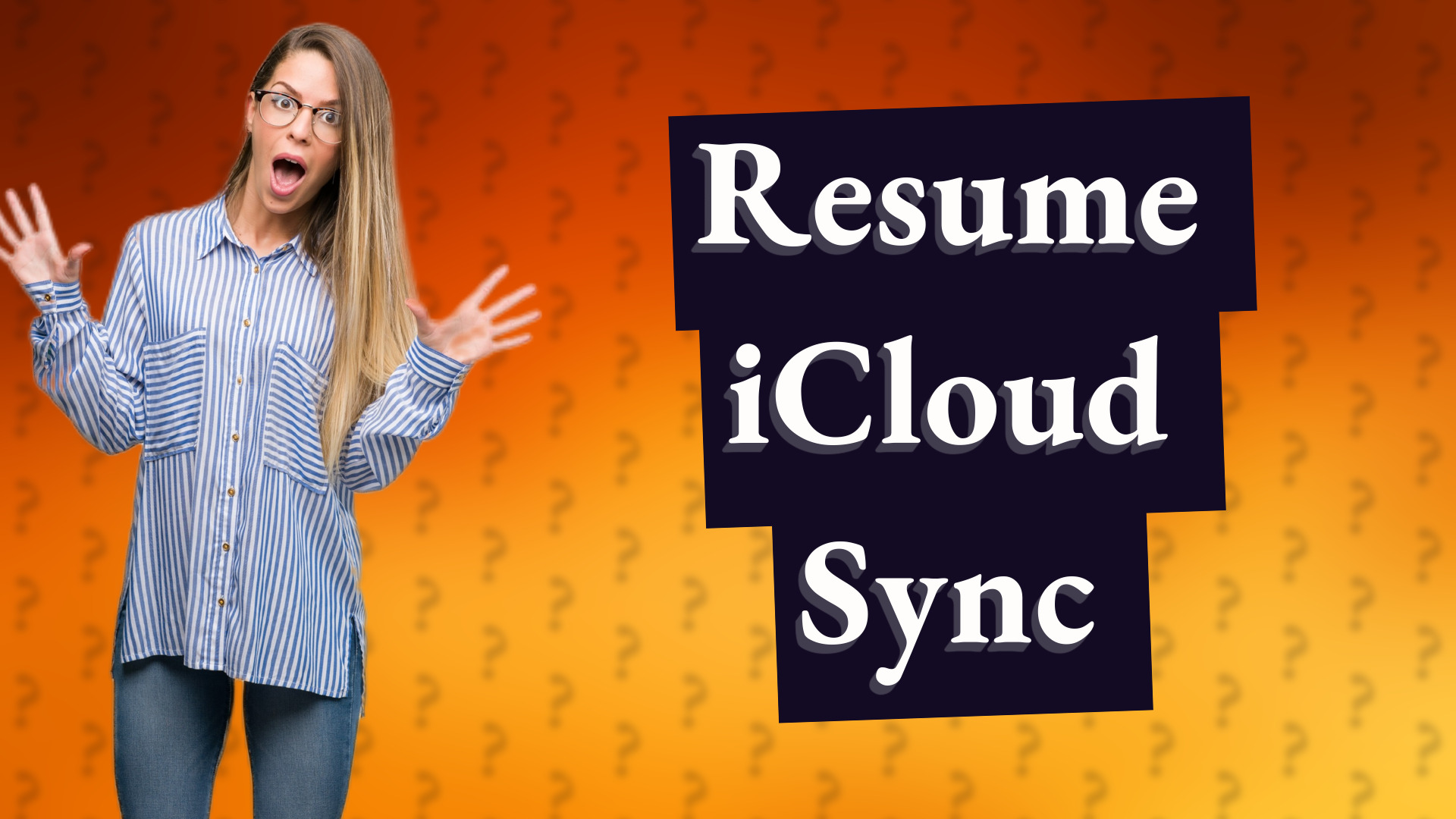 Resume iCloud Sync