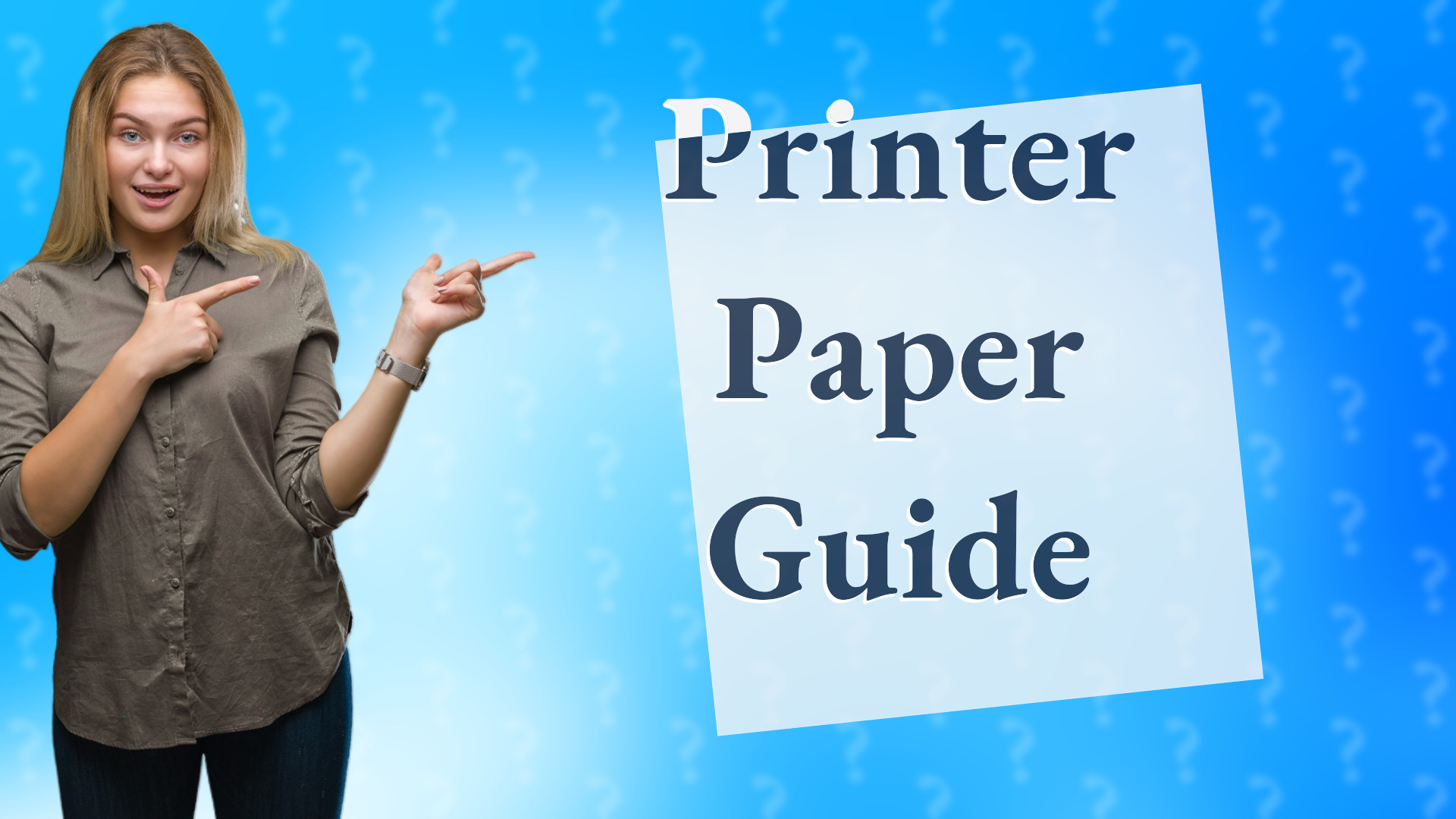 Printer Paper Guide