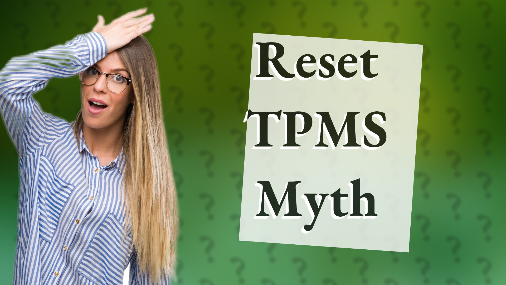 Reset TPMS Myth