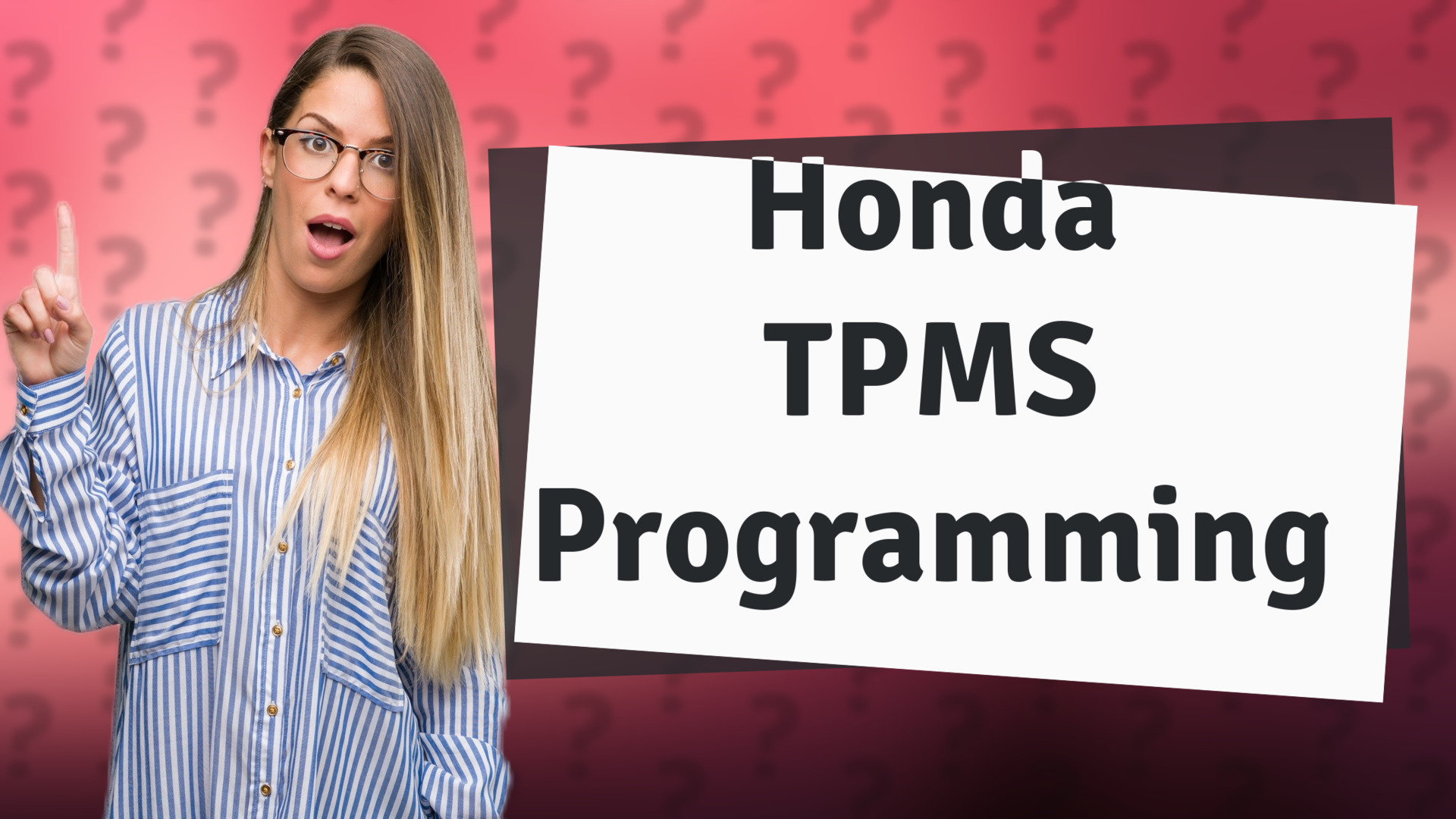 Honda TPMS Programming
