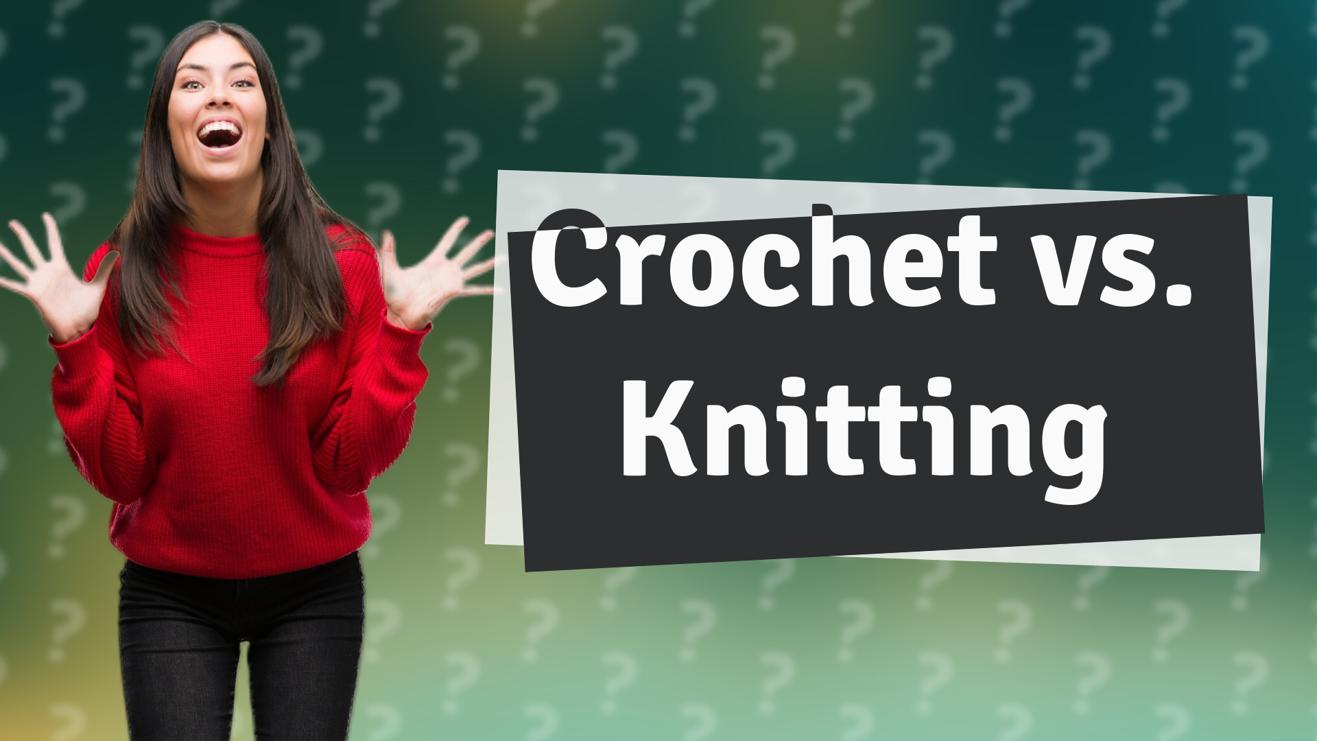 Crochet vs. Knitting