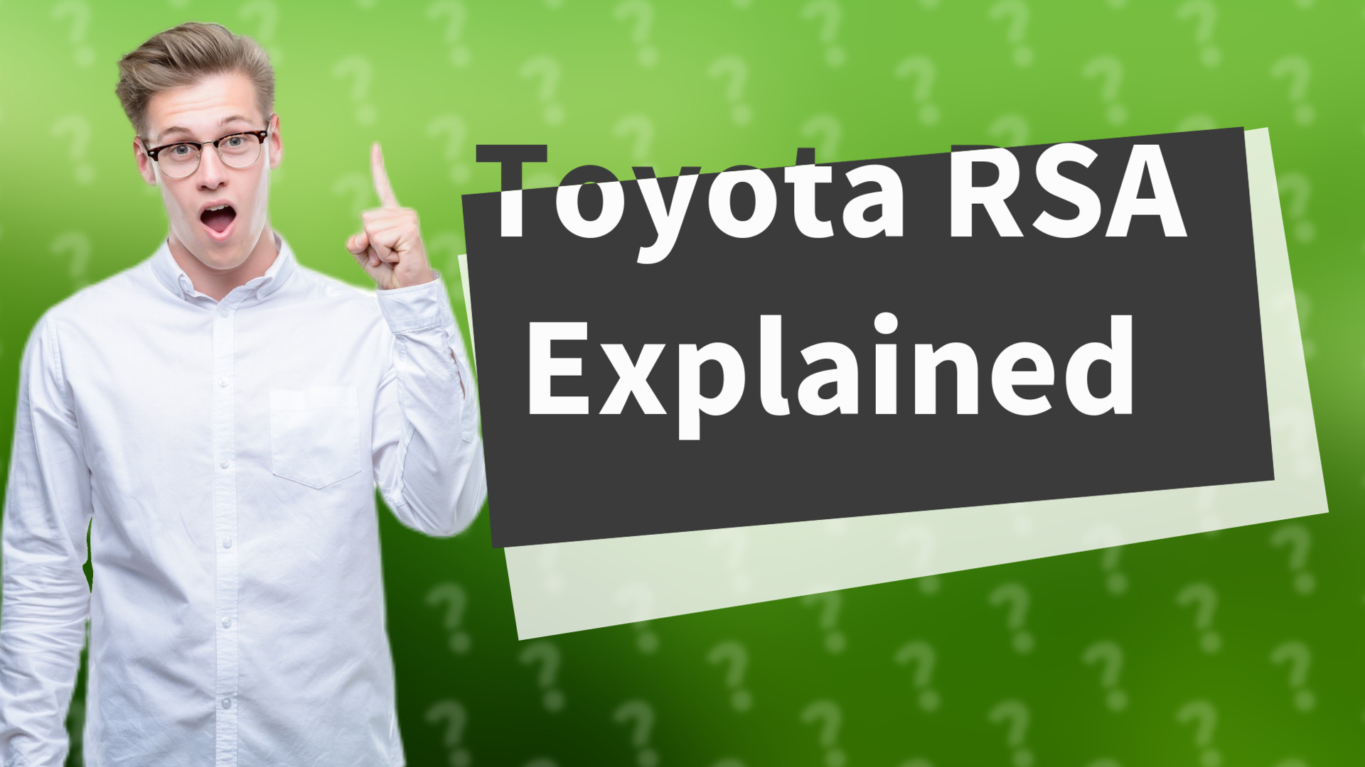 Toyota RSA Explained