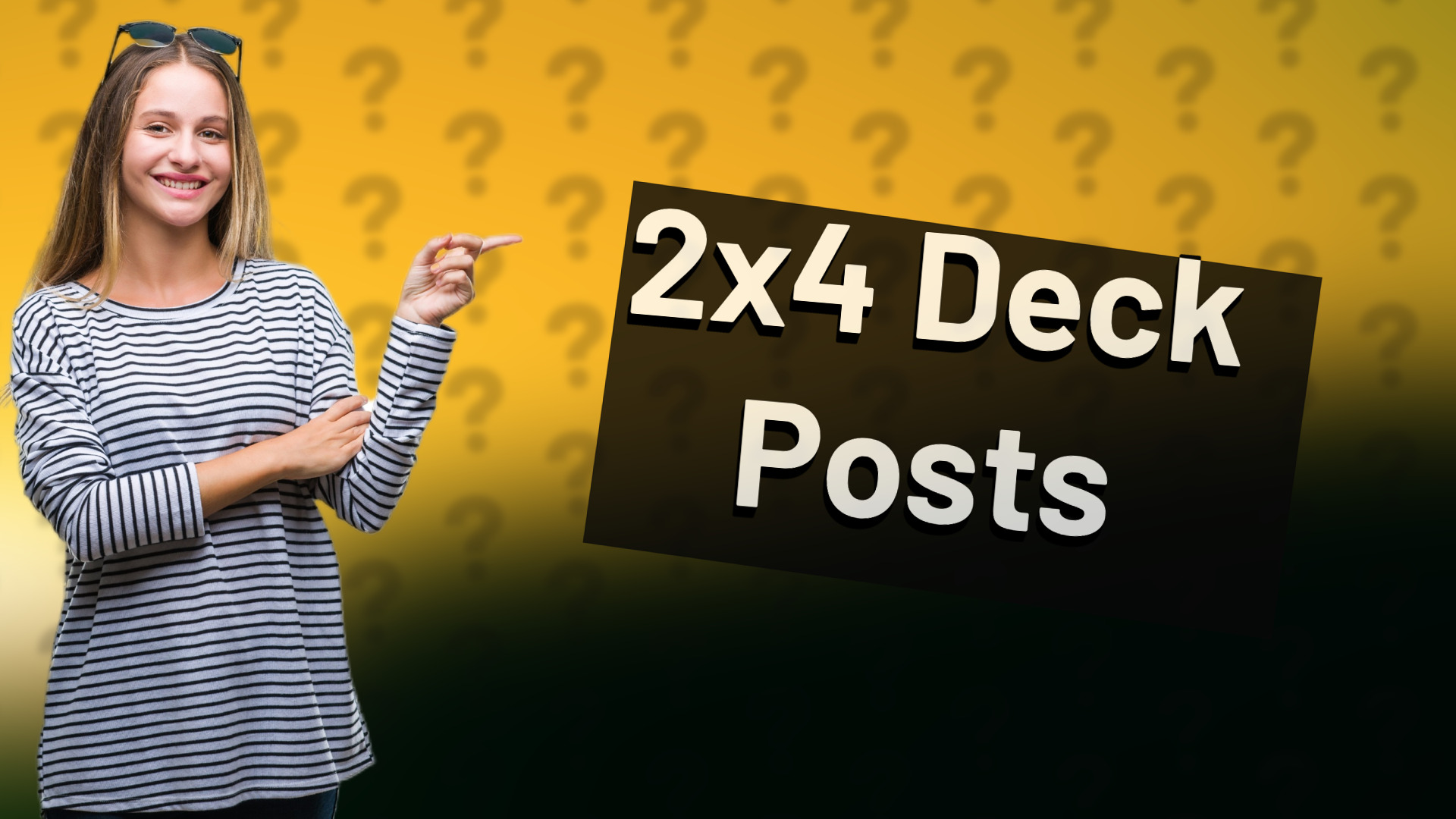 2x4 Deck Posts