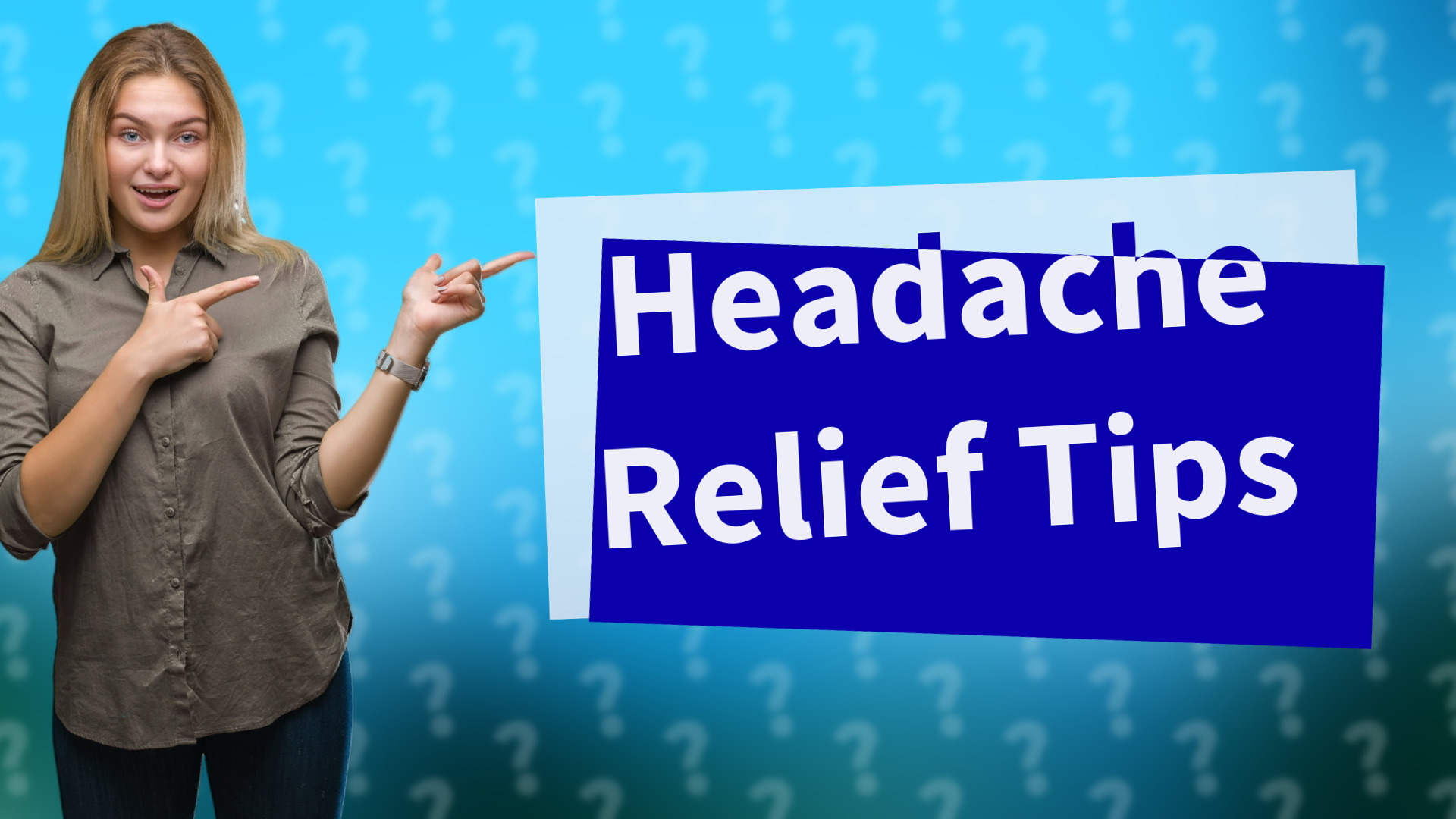 Headache Relief Tips