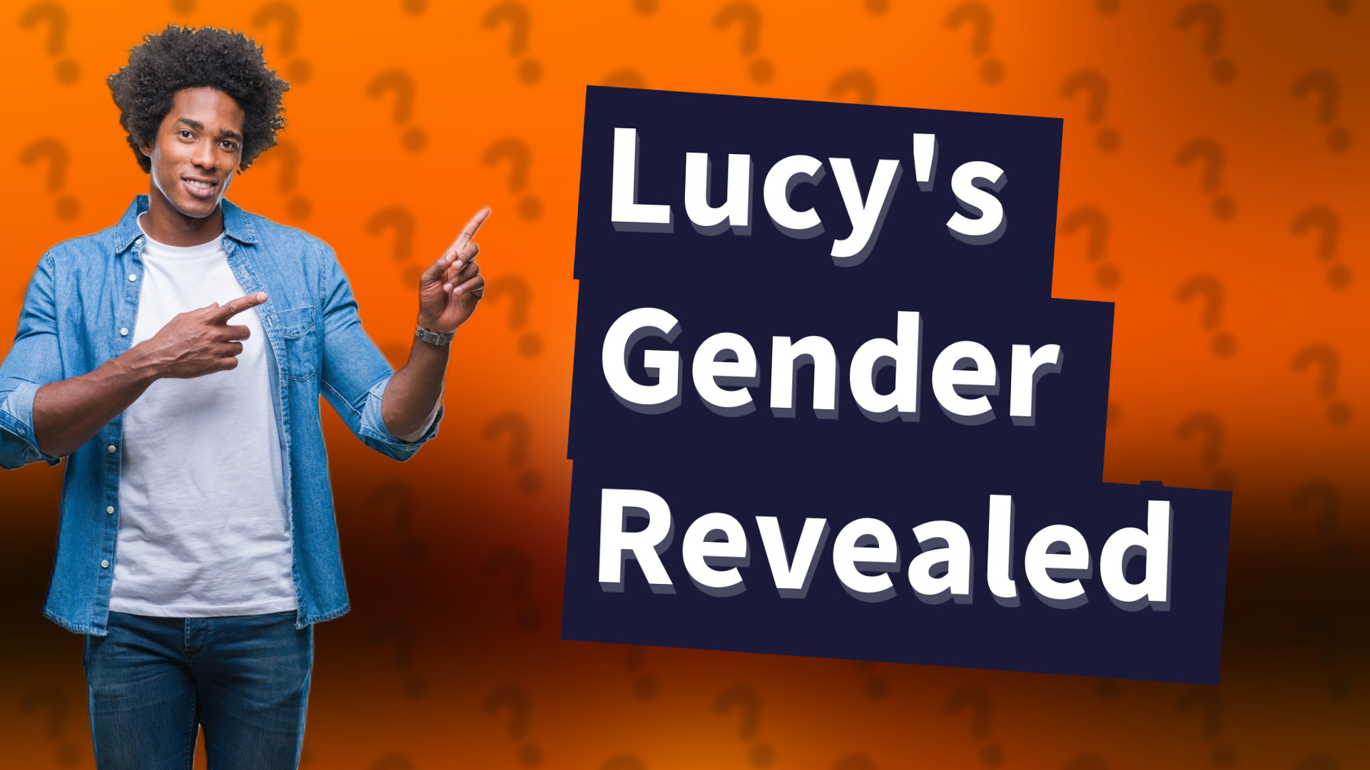 Lucy's Gender Revealed