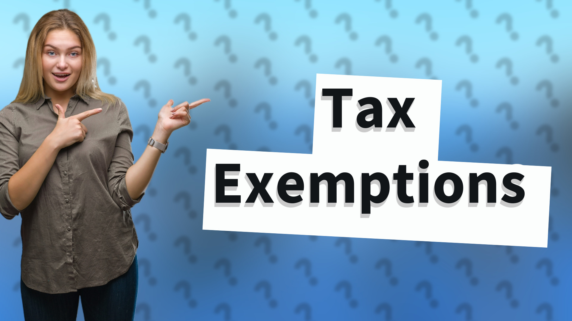 Tax Exemptions