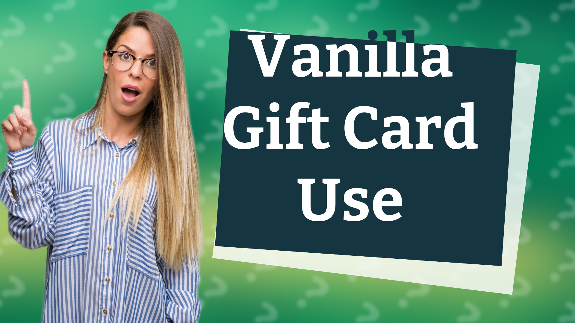 Vanilla Gift Card Use