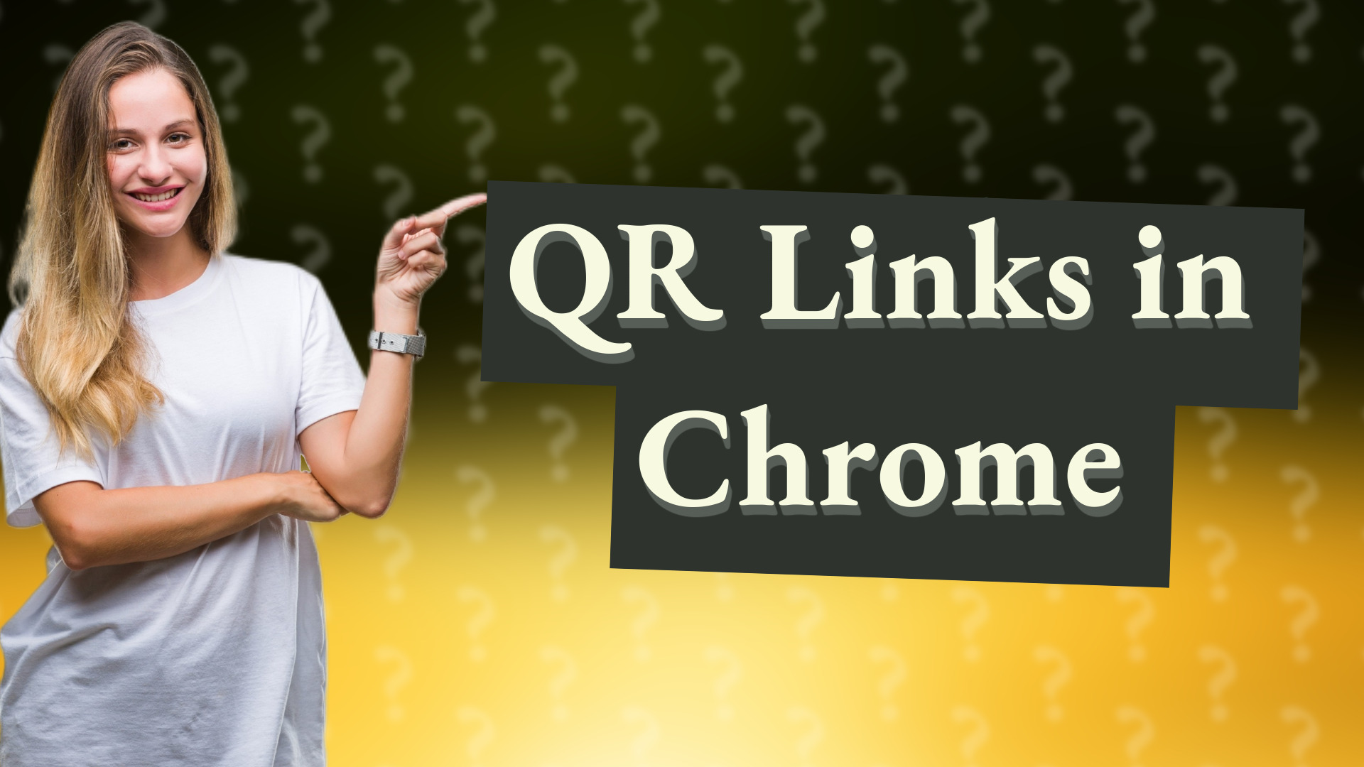 QR Links in Chrome