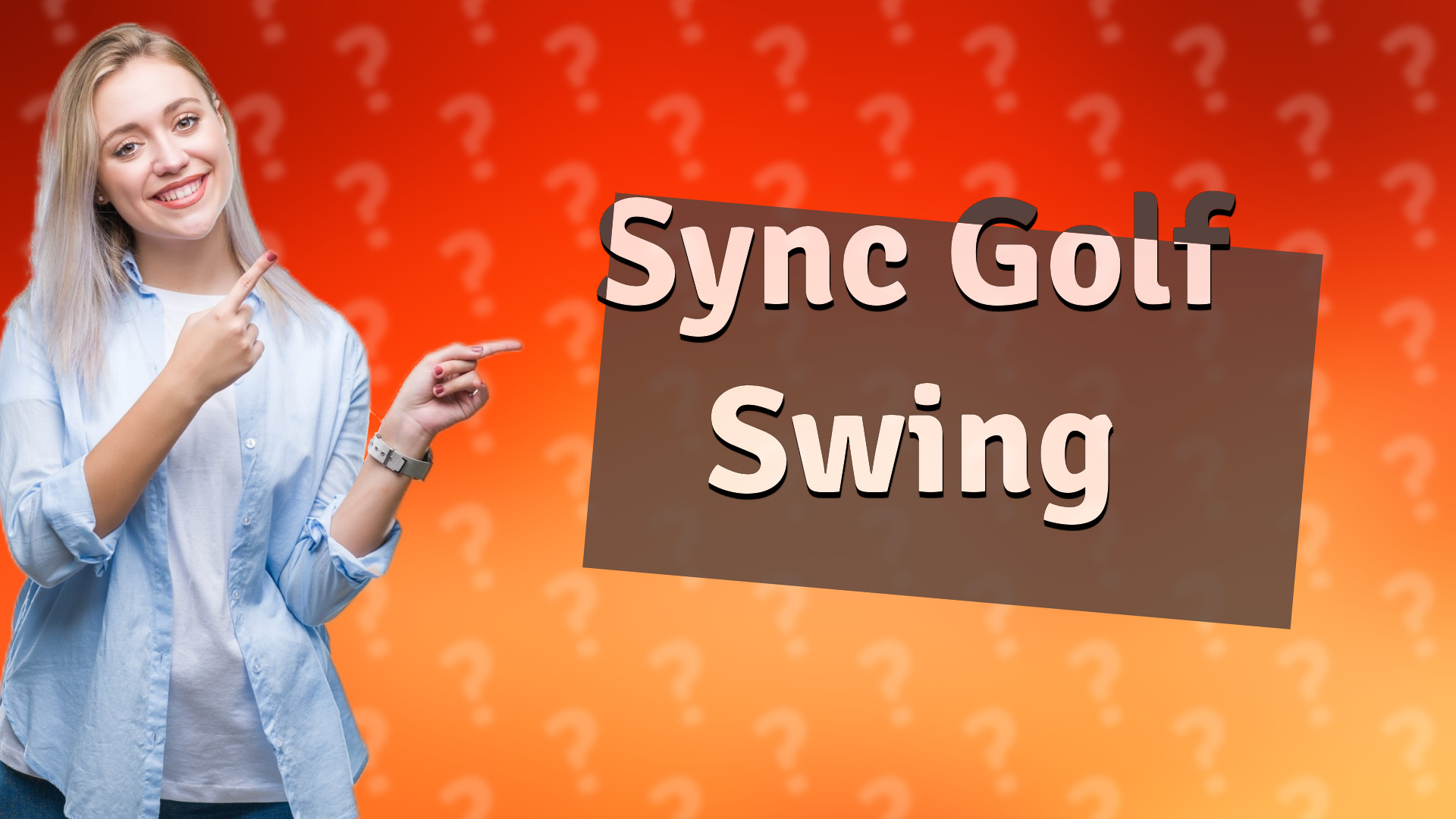 Sync Golf Swing